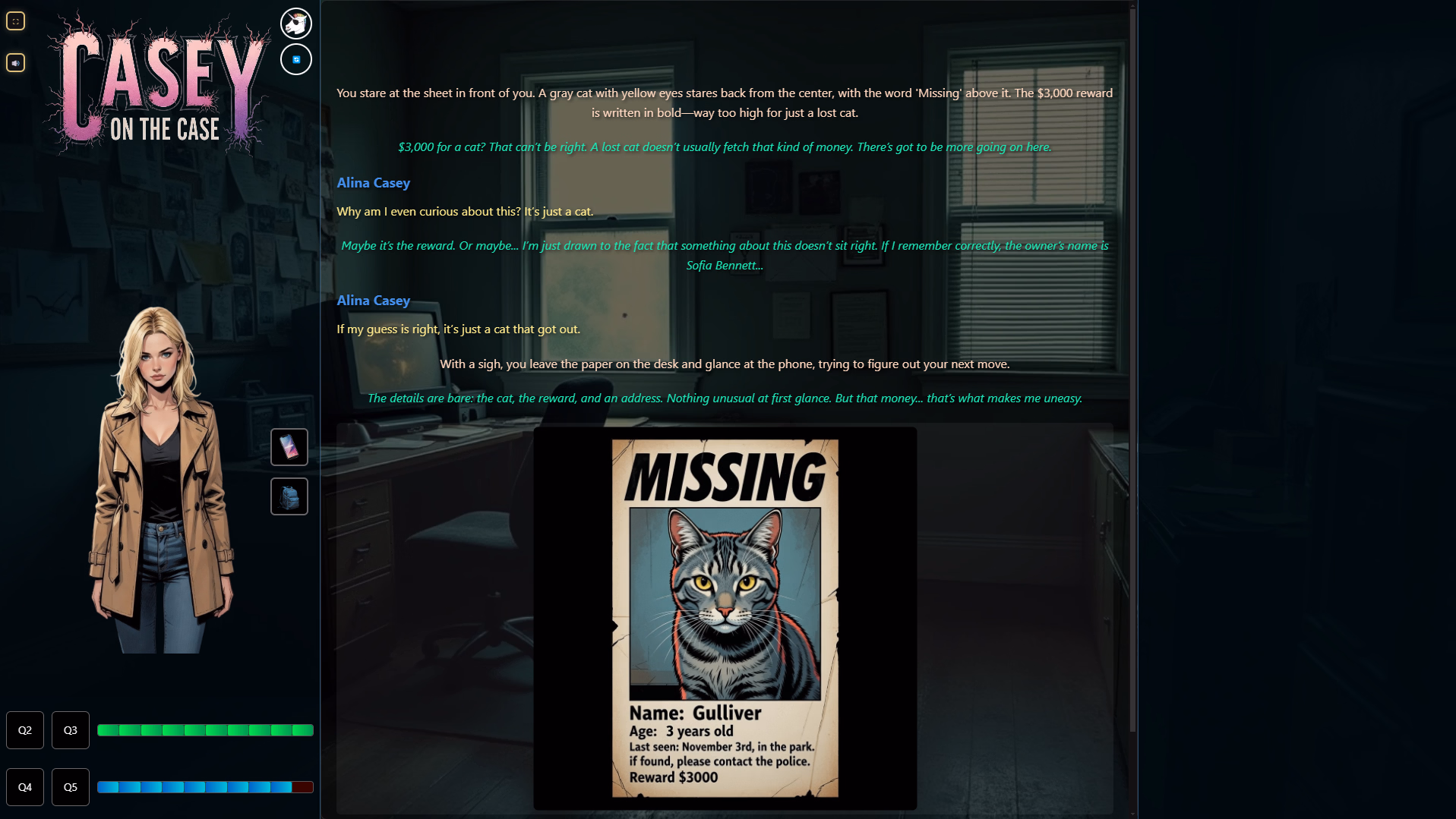 HTML Casey on the Case [v0.13.5] [Rustlerman]