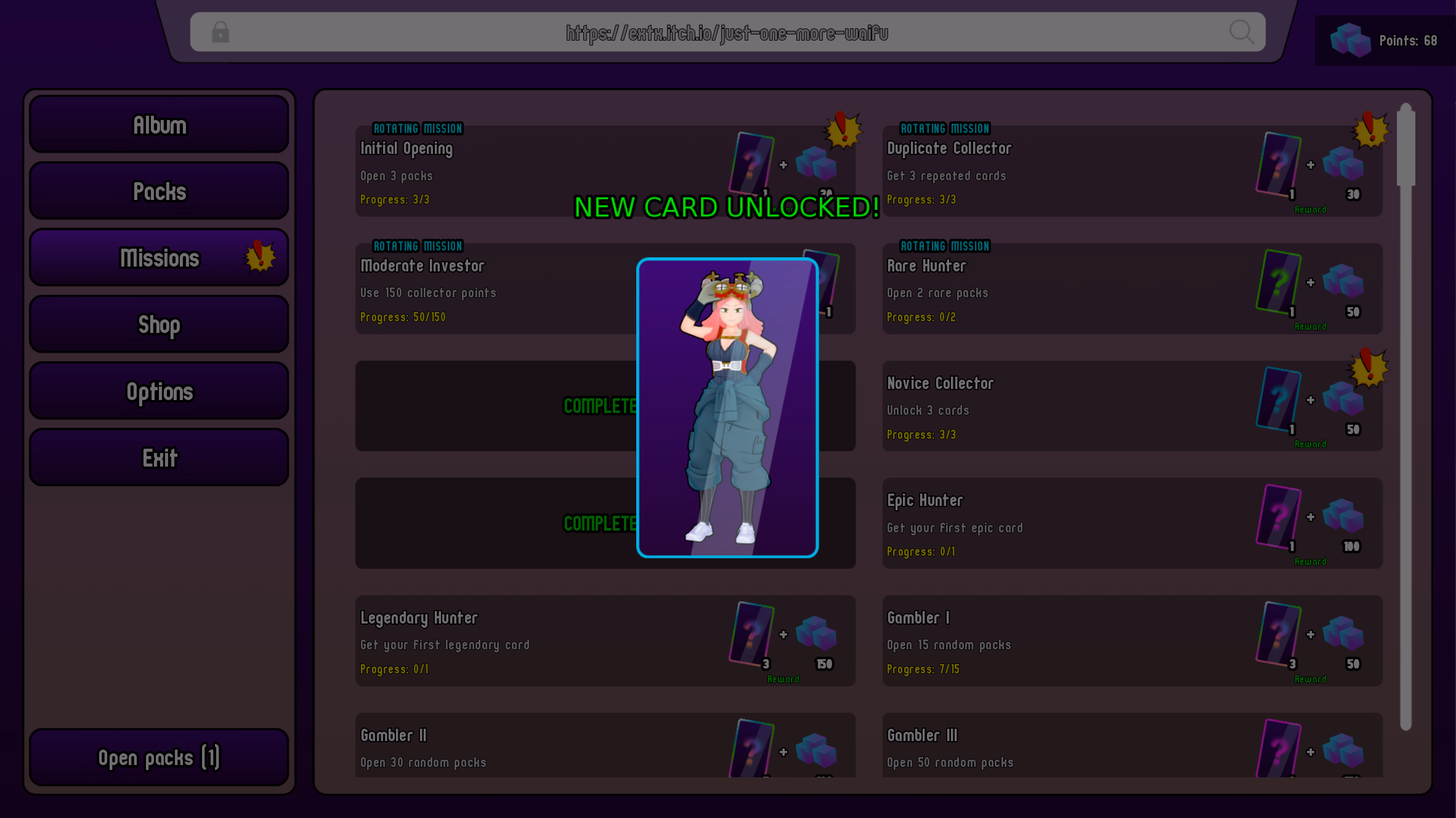 Ren'Py Just One More Waifu! [v0.0.1] [ExTx]