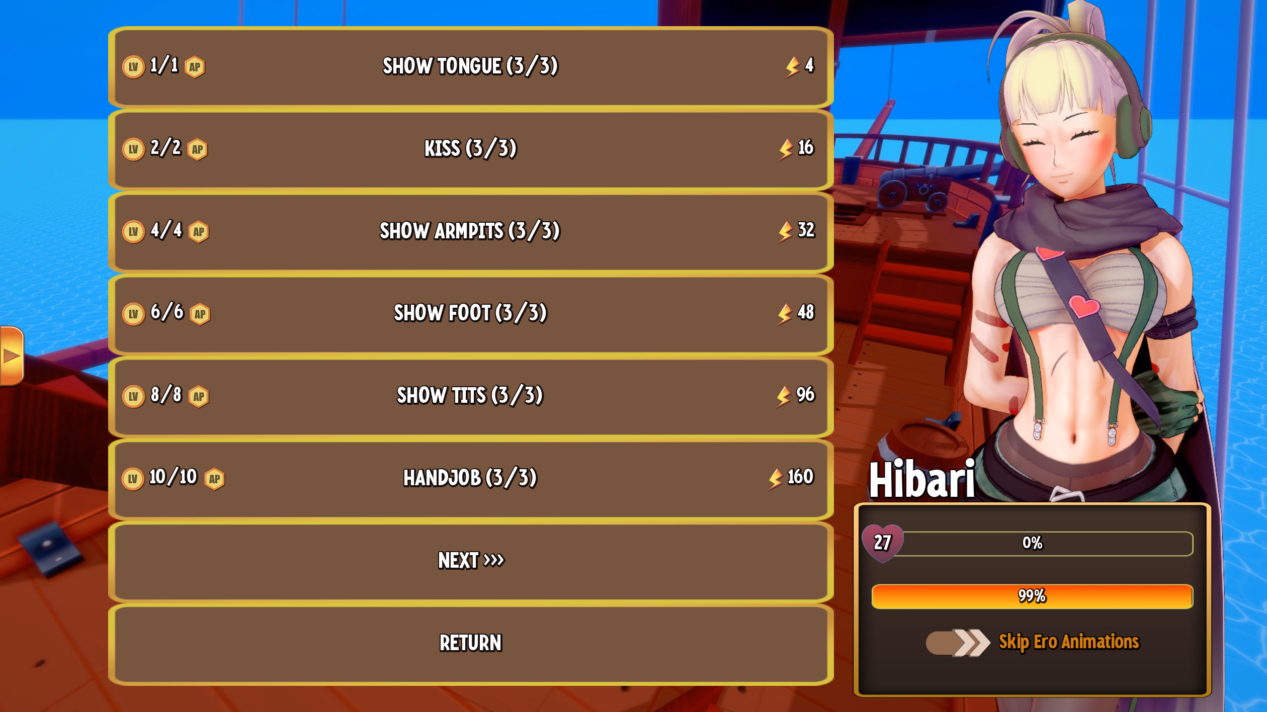 Ren'Py Booty Hunter [Alpha v0.14.0] [TheAlleyGuy]