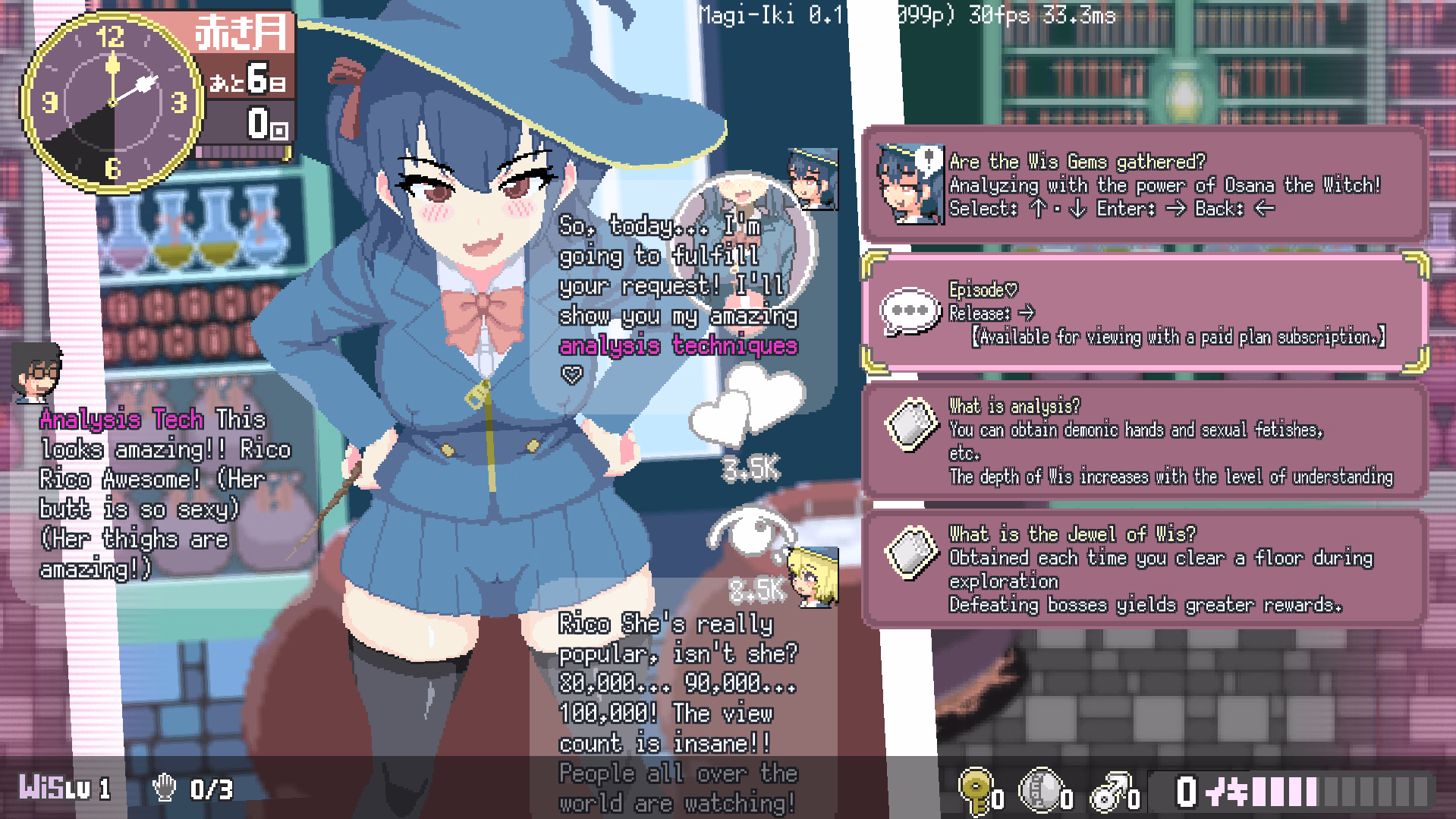 Unity Maji-iki The Failing Witch and Lewd Magical Hands [v0.300] [C-Labo]