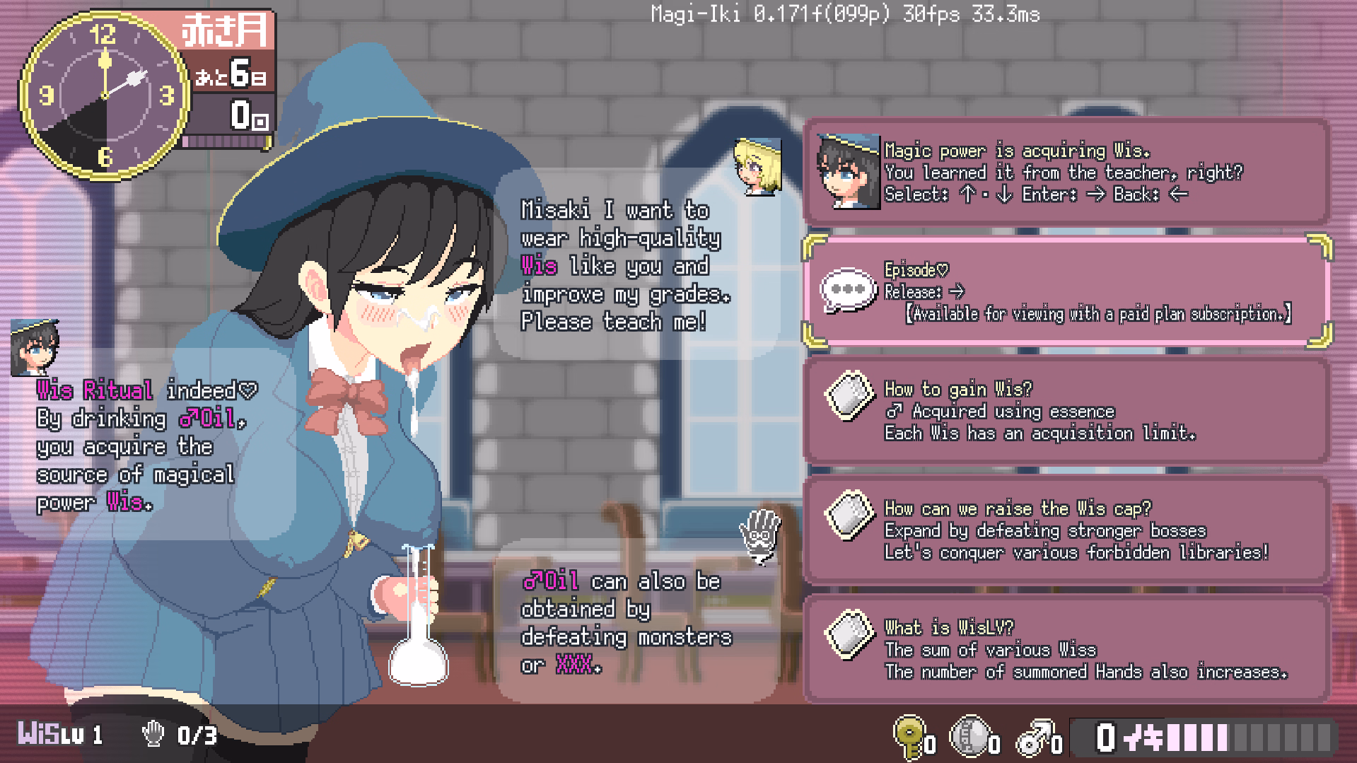 Unity Maji-iki The Failing Witch and Lewd Magical Hands [v0.300] [C-Labo]