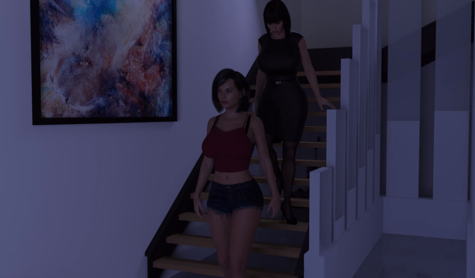 VN Ren'Py Sapphic Passion [v01] [Midnight Stories]