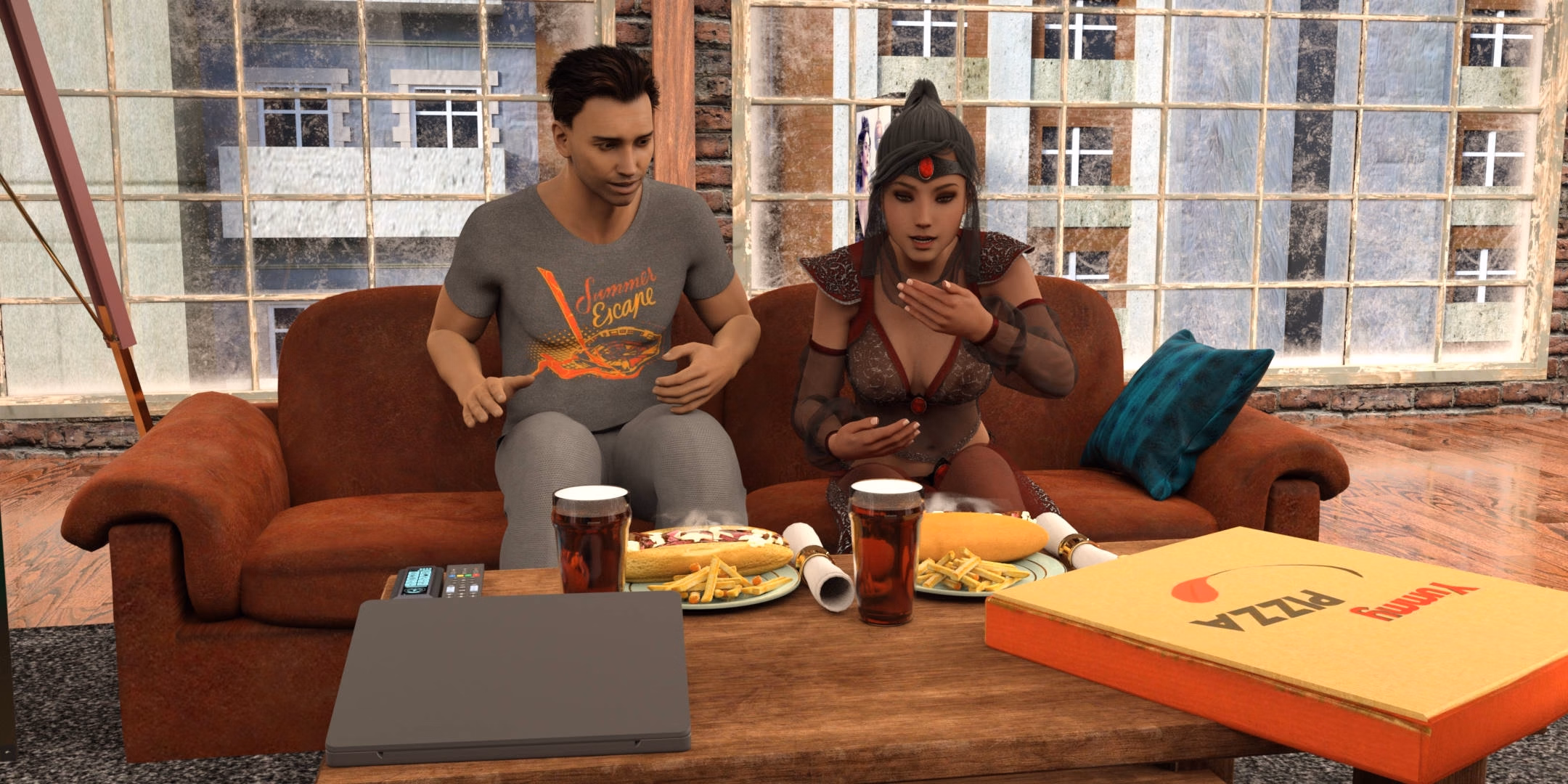 Ren'Py Completed The Rub [v1.0] [Eiderdown Productions]