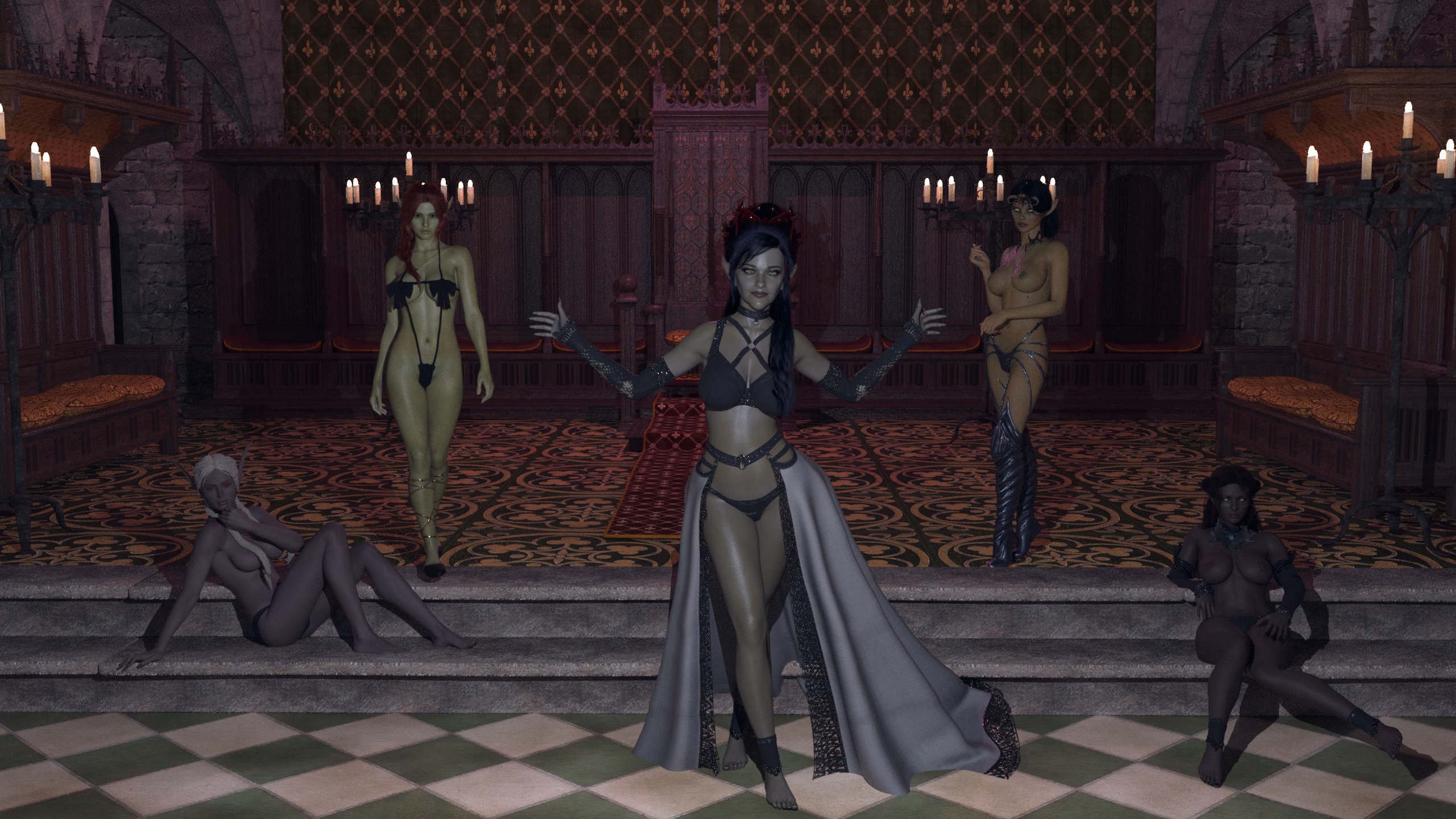 VN Ren'Py Underdark: Prisoner Monster Girl Isekai [v0.01] [The Sin Workshop]