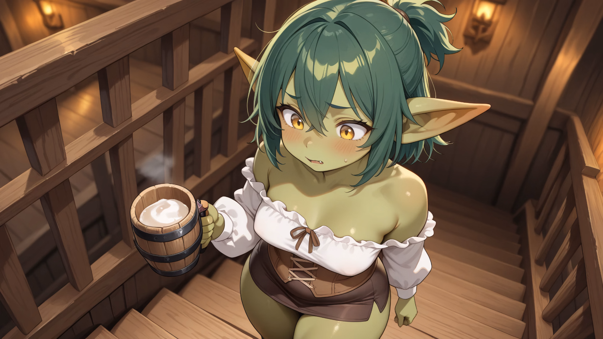 Others I'm a fat bastard who reincarnated as a THICC goblin girl [v0.1 Demo] [Jojoyzu]