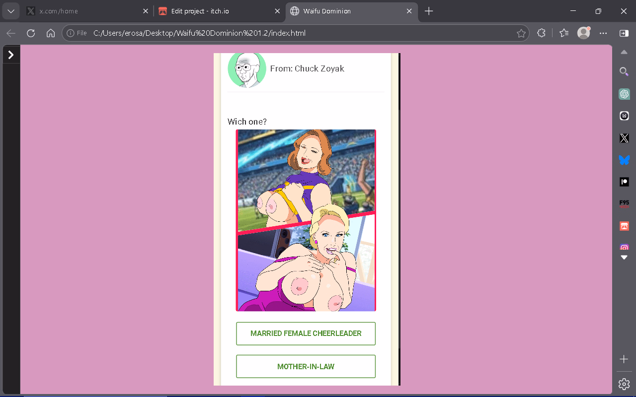 Ren'Py Waifu Dominion [v1.7] [Ash_NTR/Ash_WILD]