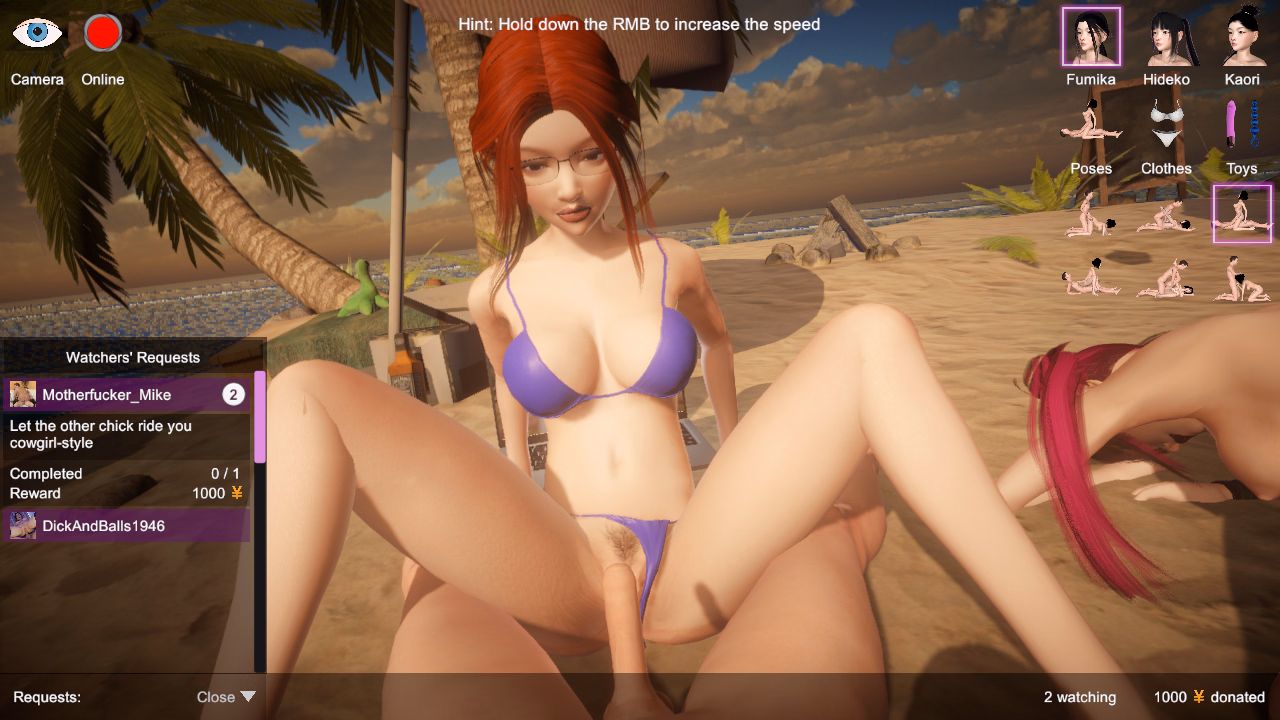 Unity Webcam Gangbang [v.0.83 Demo] [Walter's Games]