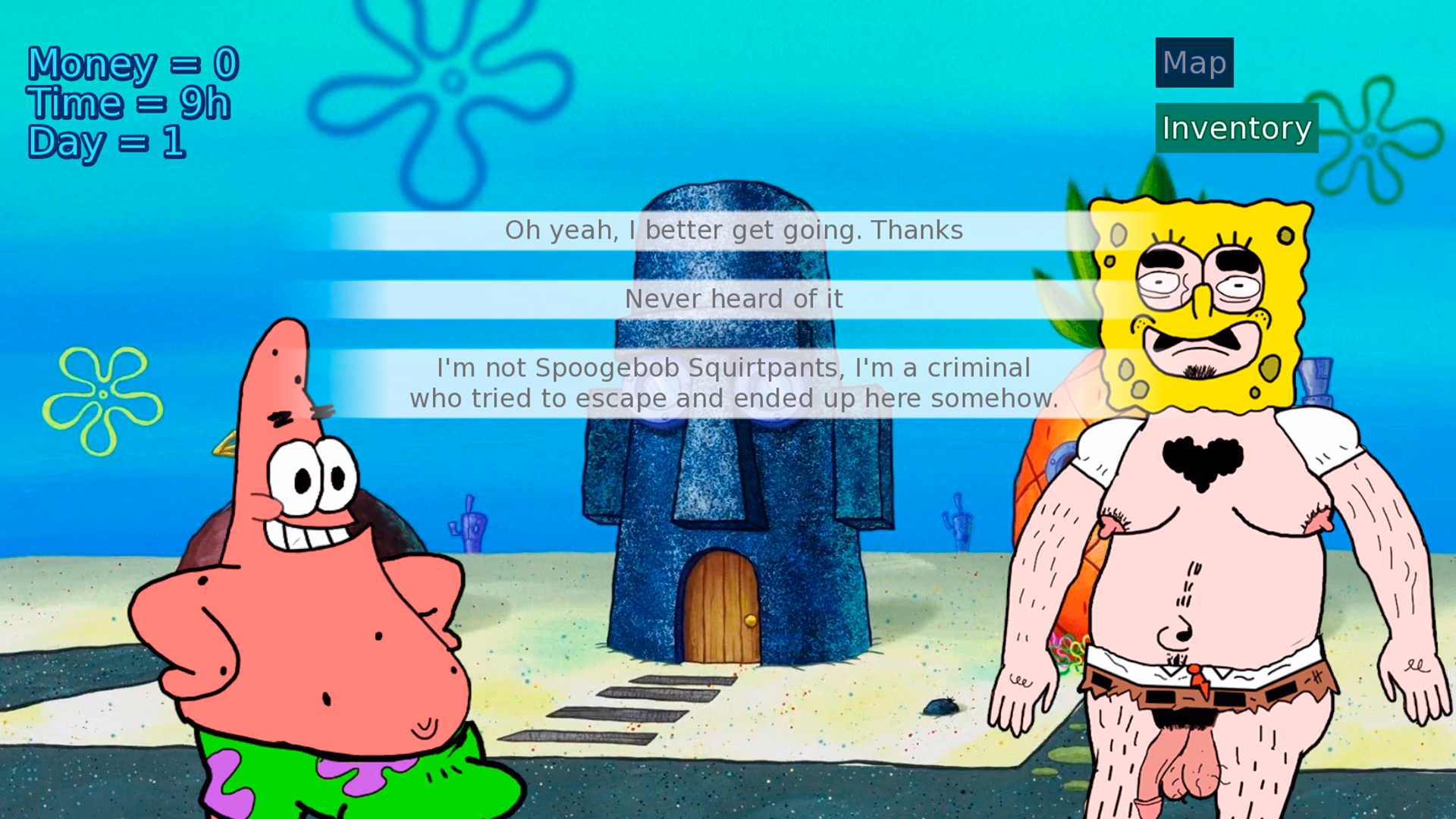 Ren'Py Spornbob: Deep in Bikini Bottom [v0.0.13 Public] [FRANKTOPIA GAMESTUDIO]
