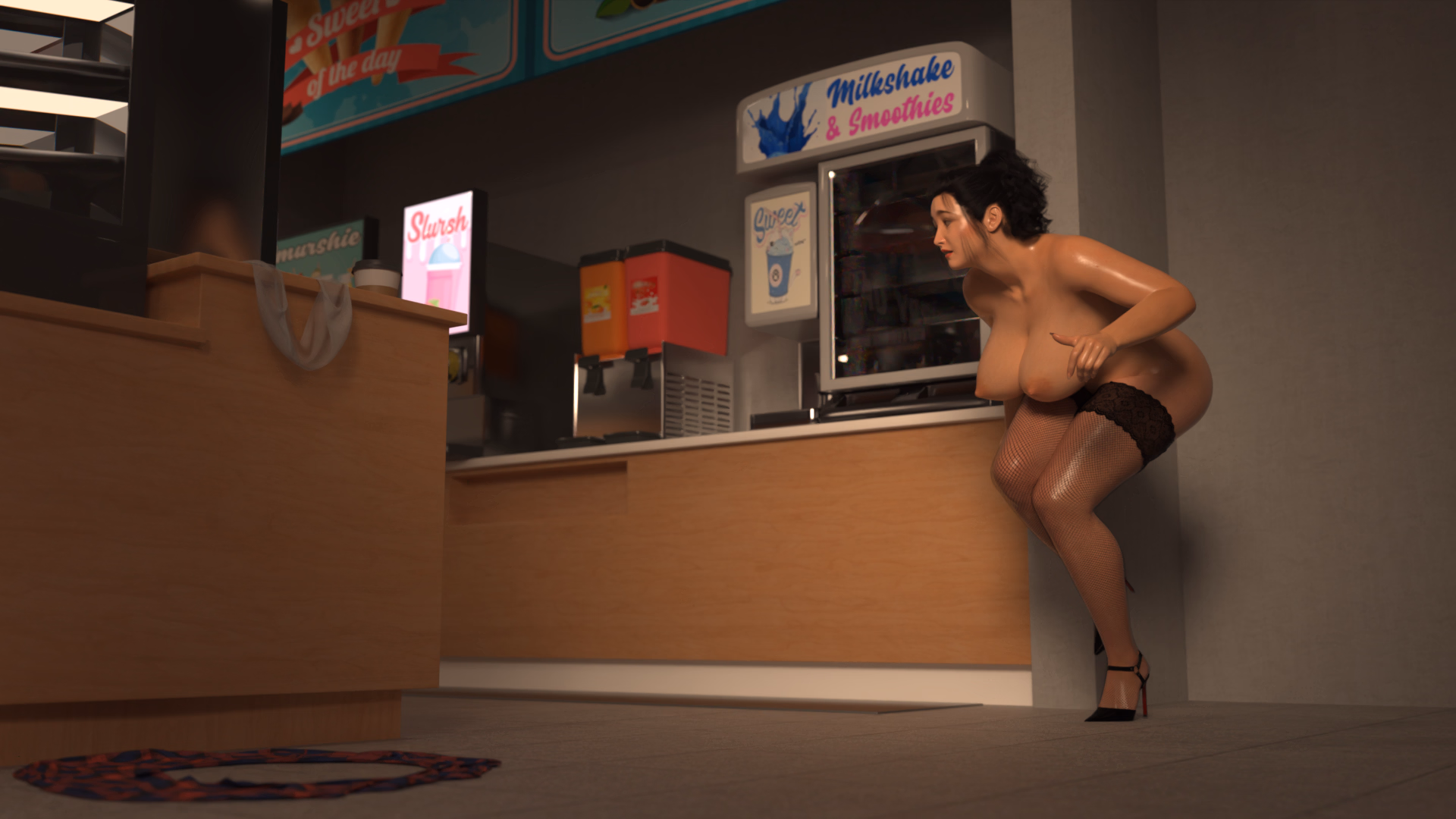 Ren'Py Exhibitionist Wife [v0.2.5] [White foam]