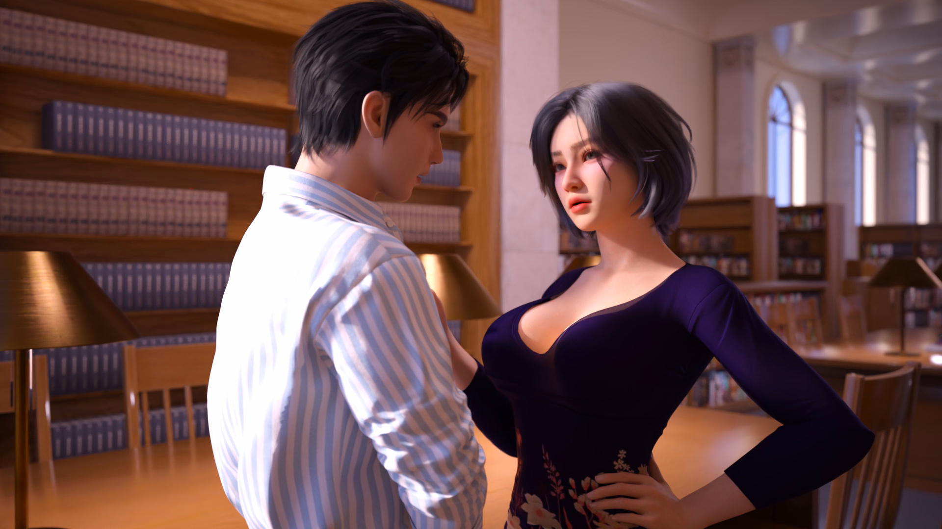 VN Ren'Py The Moonlit Awakening [v0.1] [DarkStream Studio]