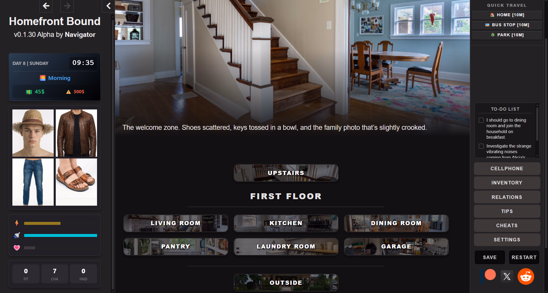 HTML Homefront Bound [v0.1.31.1 Alpha] [Navigator]