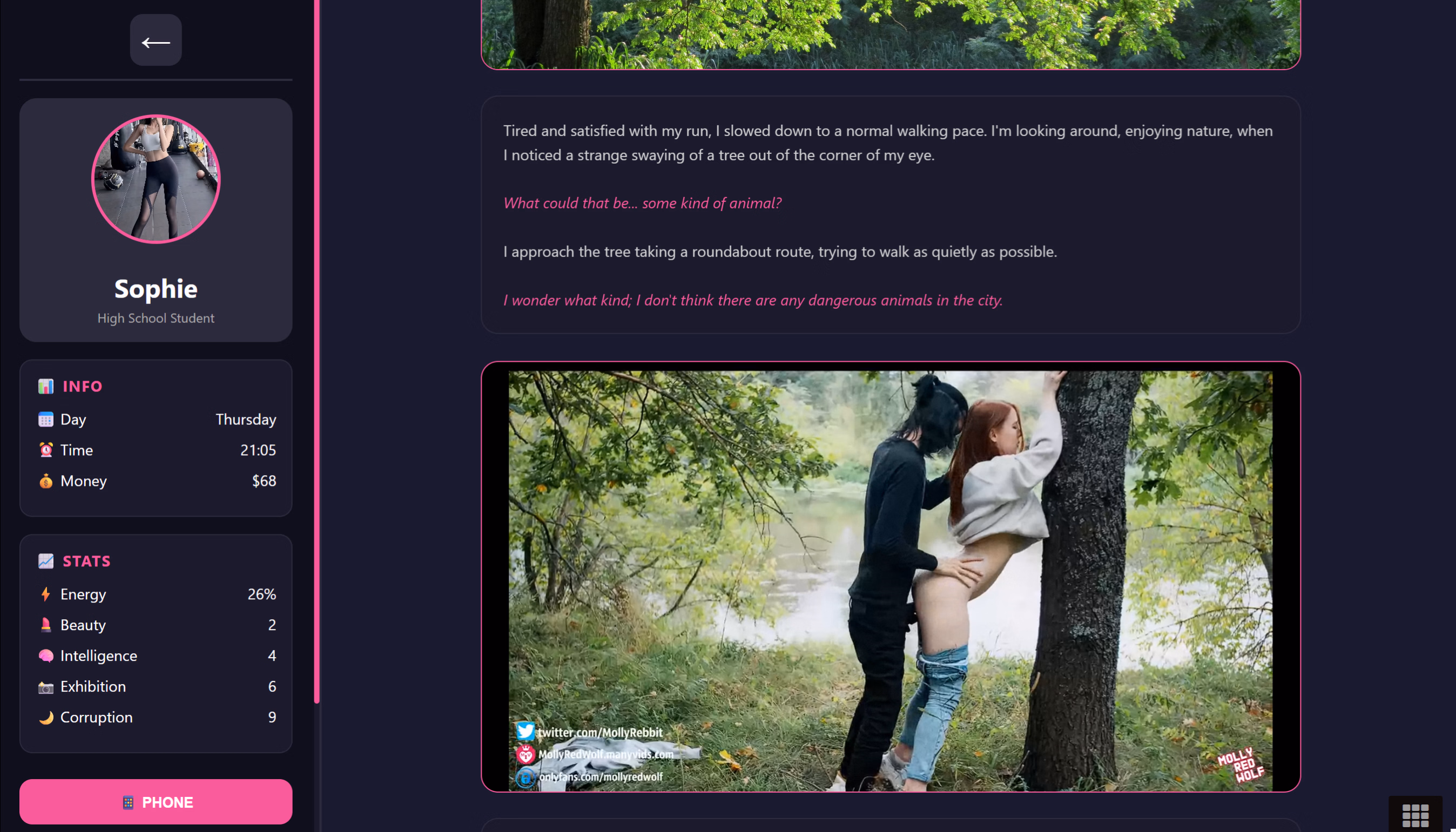 HTML Sophie's Diary [v0.3] [SophieDev]