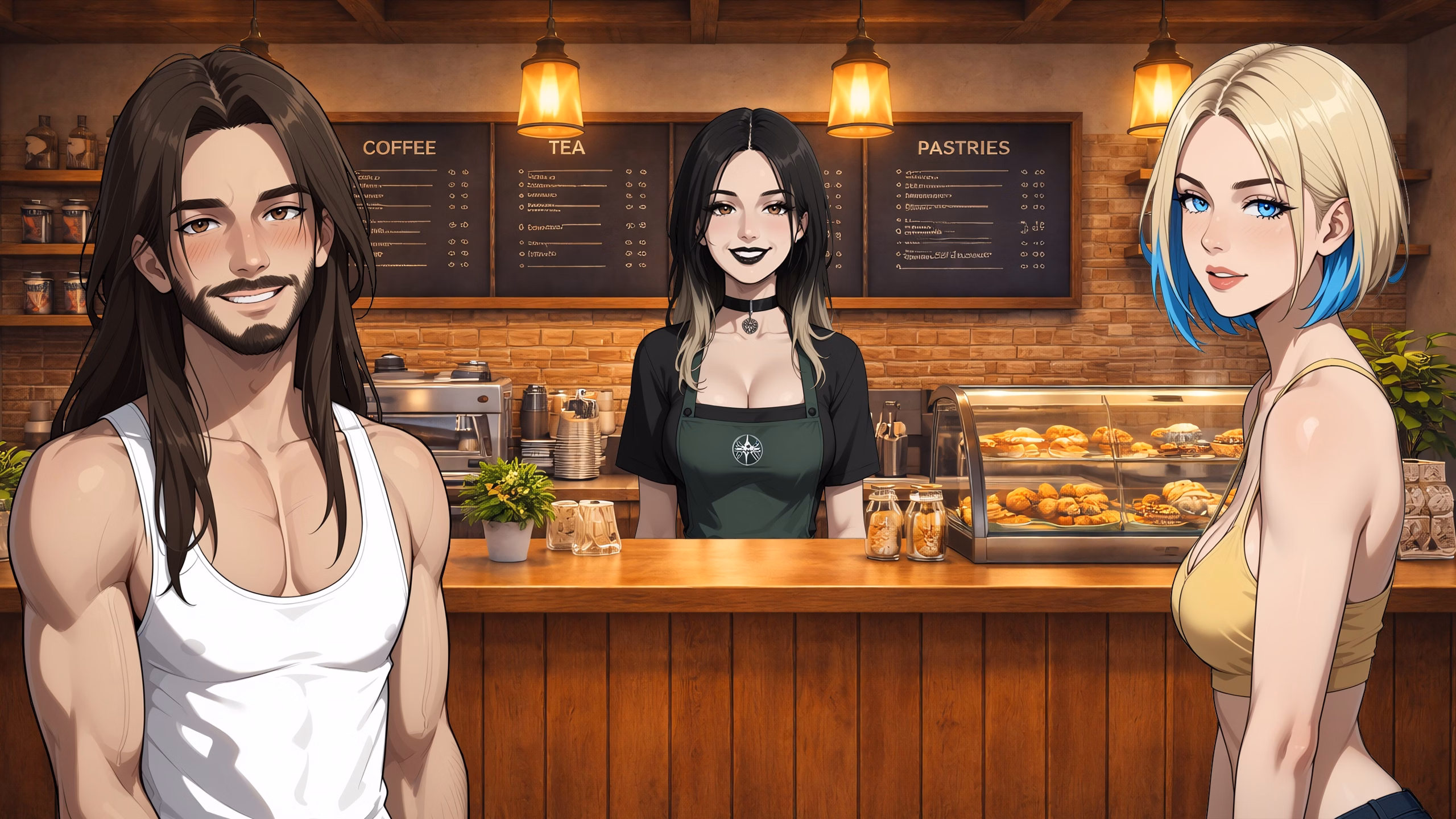 VN Ren'Py Completed Malibu: Golden Hours [v1.0] [Private Frame Games]