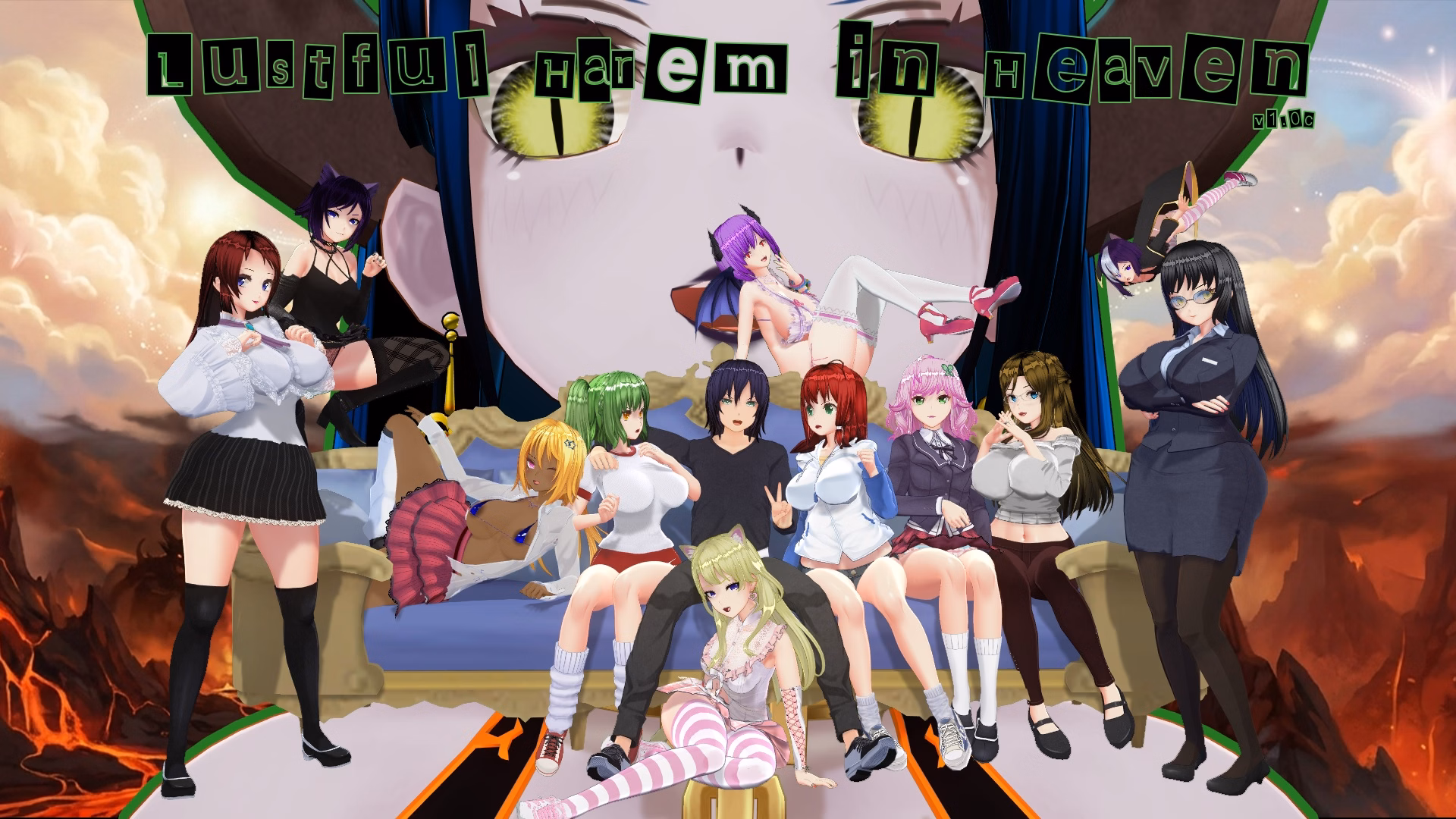 Ren'Py Lustful Harem in Heaven [v1.2b] [Sedhaild] download