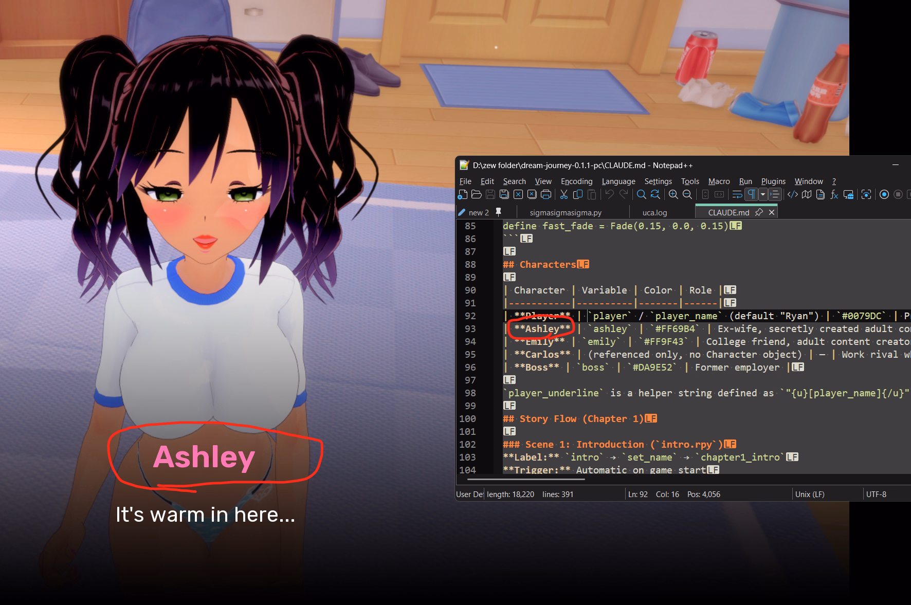 Ren'Py Dream Journey [v0.1.1] [Raiden Studios]