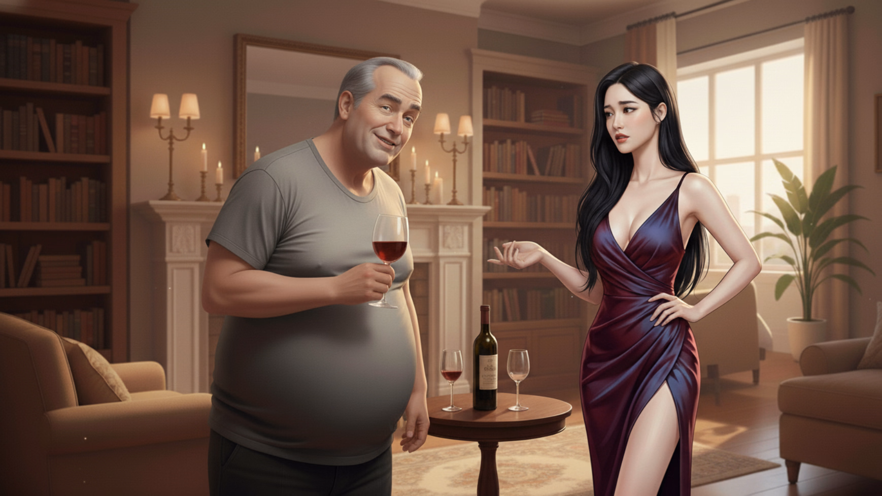VN Ren'Py Training the HotWife [v0.2] [Parrot_Games]