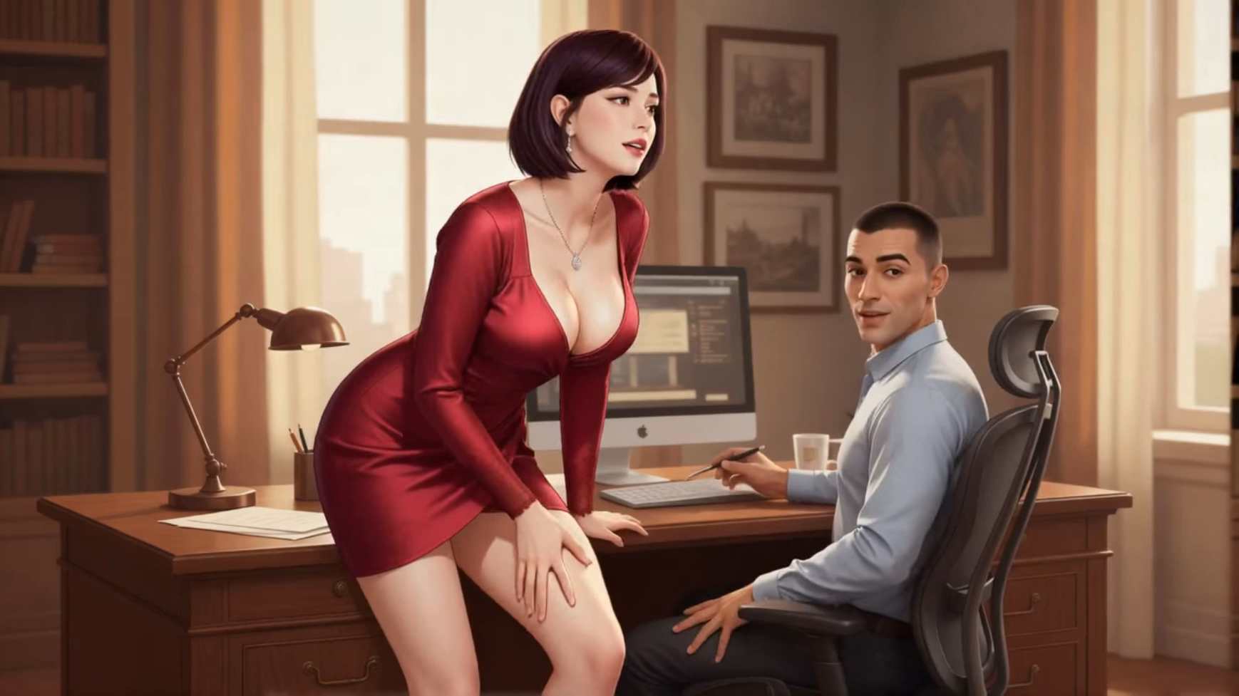 VN Ren'Py Training the HotWife [v0.2] [Parrot_Games]