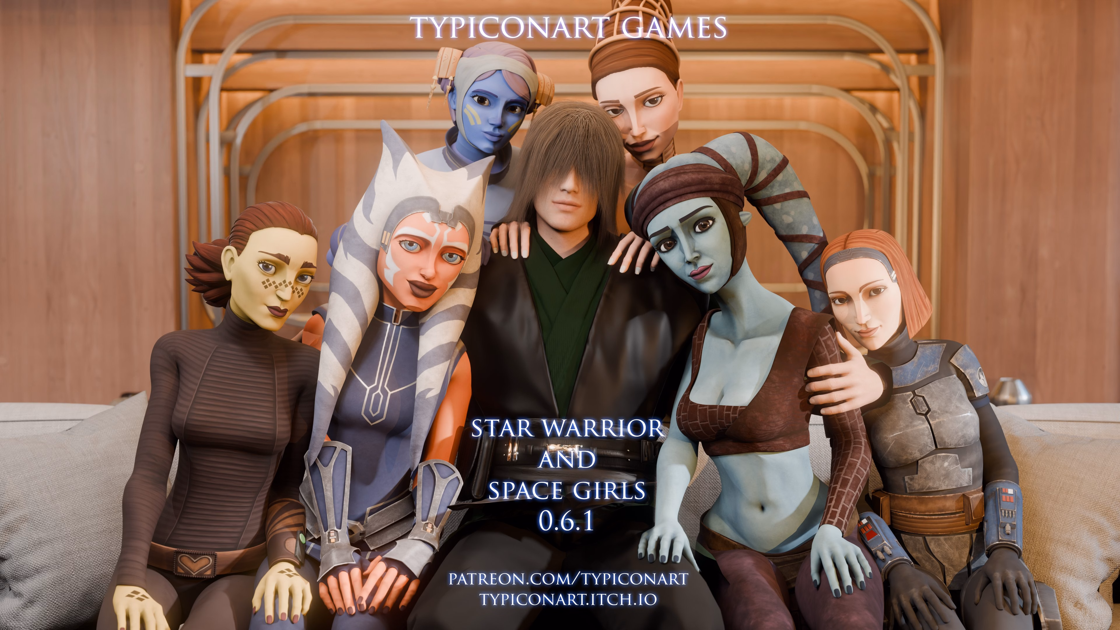 VN Ren'Py Star Warrior and Space Girls [v0.6.1] [Typiconart] download