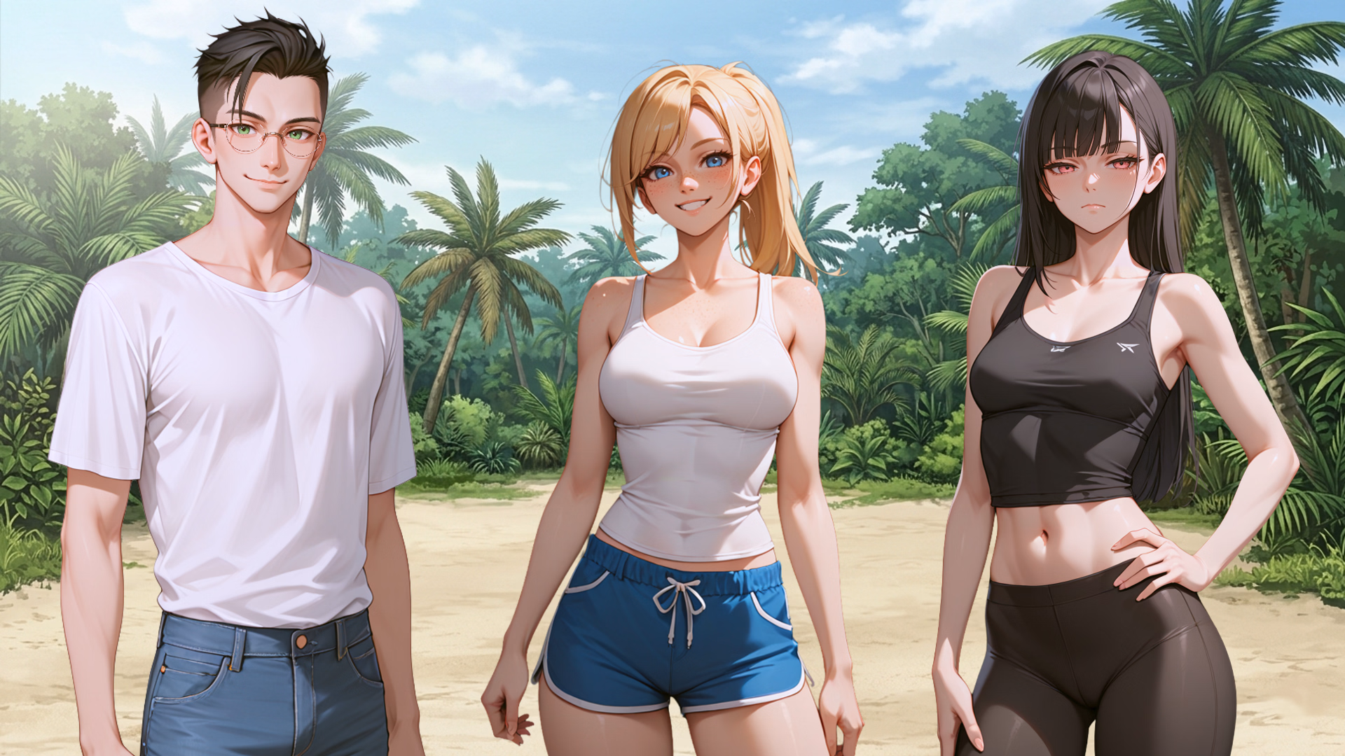 VN Ren'Py Desire Island [Demo] [Velvet-Ink]