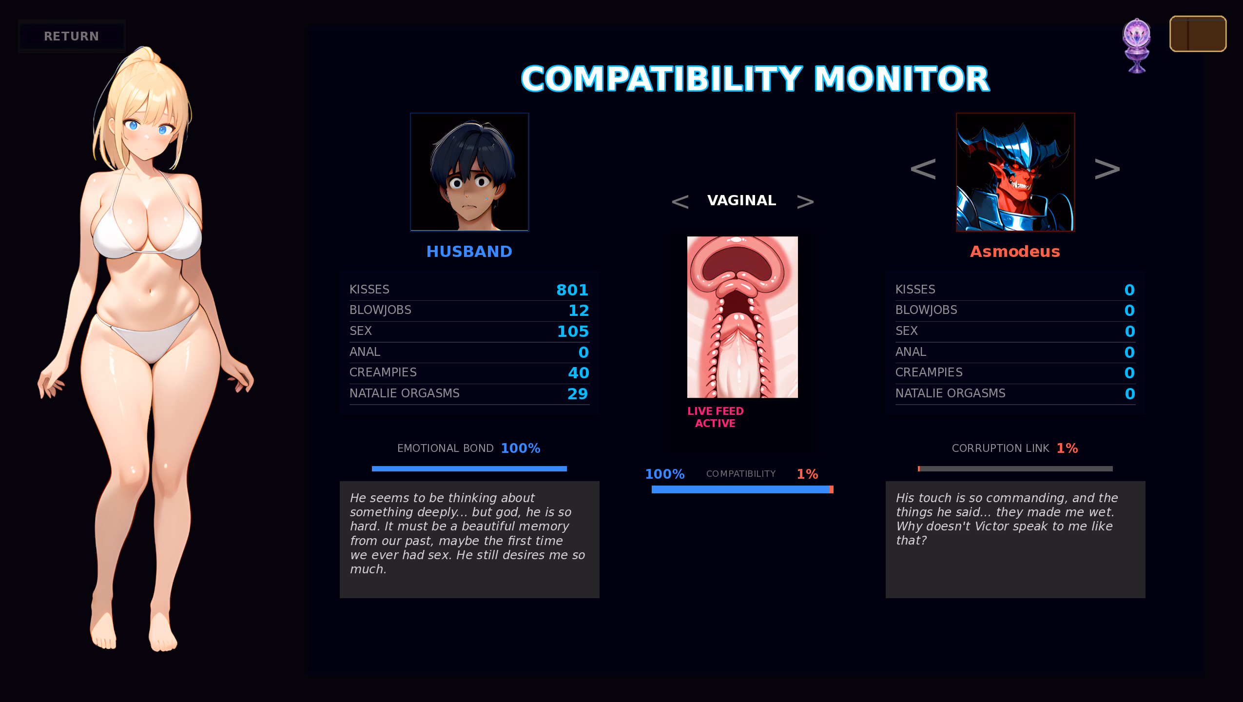 VN Ren'Py Heavenly Vows, Hellish Temptations [v0.7.0 Public] [PureAngstVNstudio]