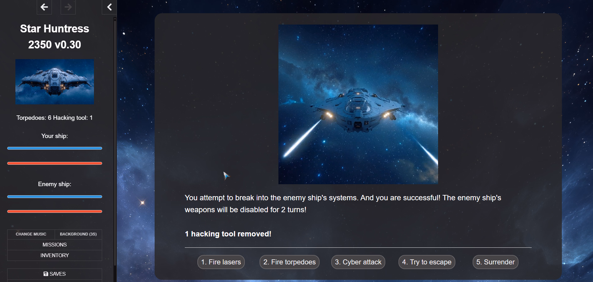 HTML Star Huntress 2350 [v0.32] [Primal356]