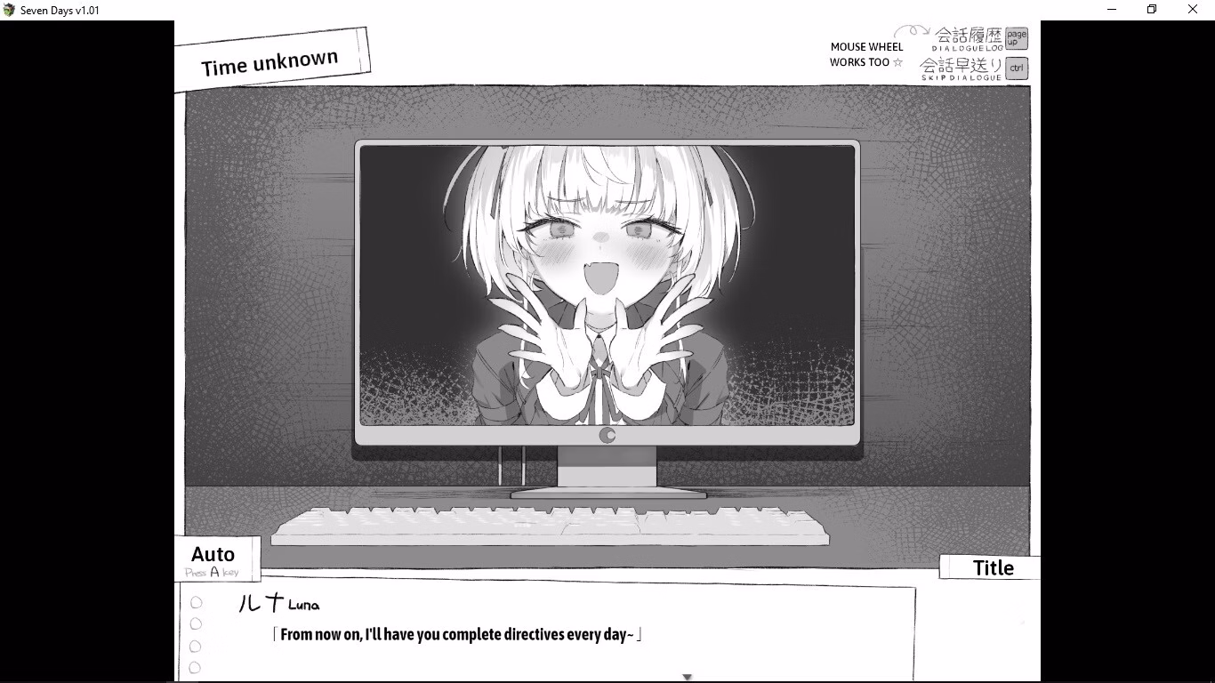 RPGM Completed Seven Days: Living in Confinement with a Stranger High School Girl [v1.01] [POMEYA]