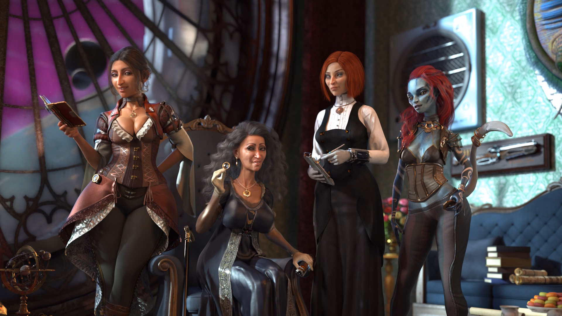 VN Ren'Py The Velan Reach: Book One [Ch.1 v1.0.0] [Naughty Road]
