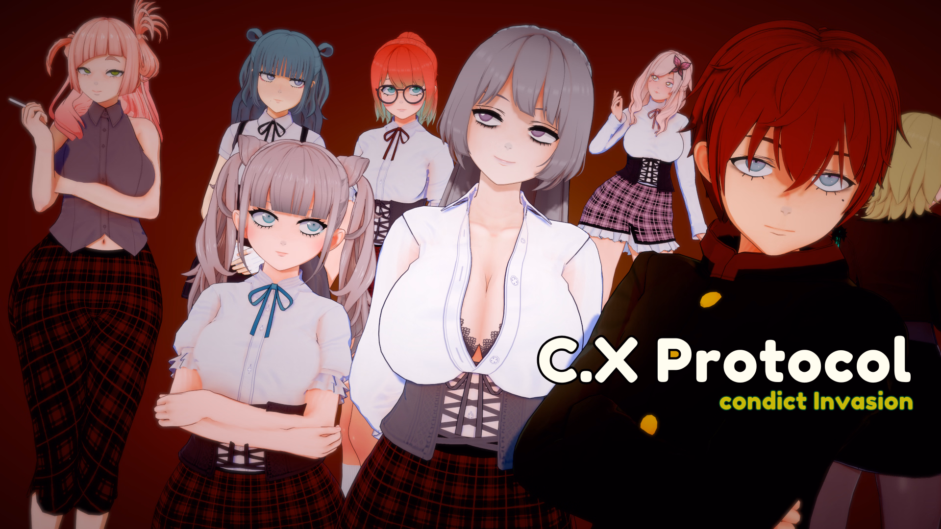 VN Ren'Py C.X Protocol: Condict Invasion [v0.02] [SuckylittleD] download