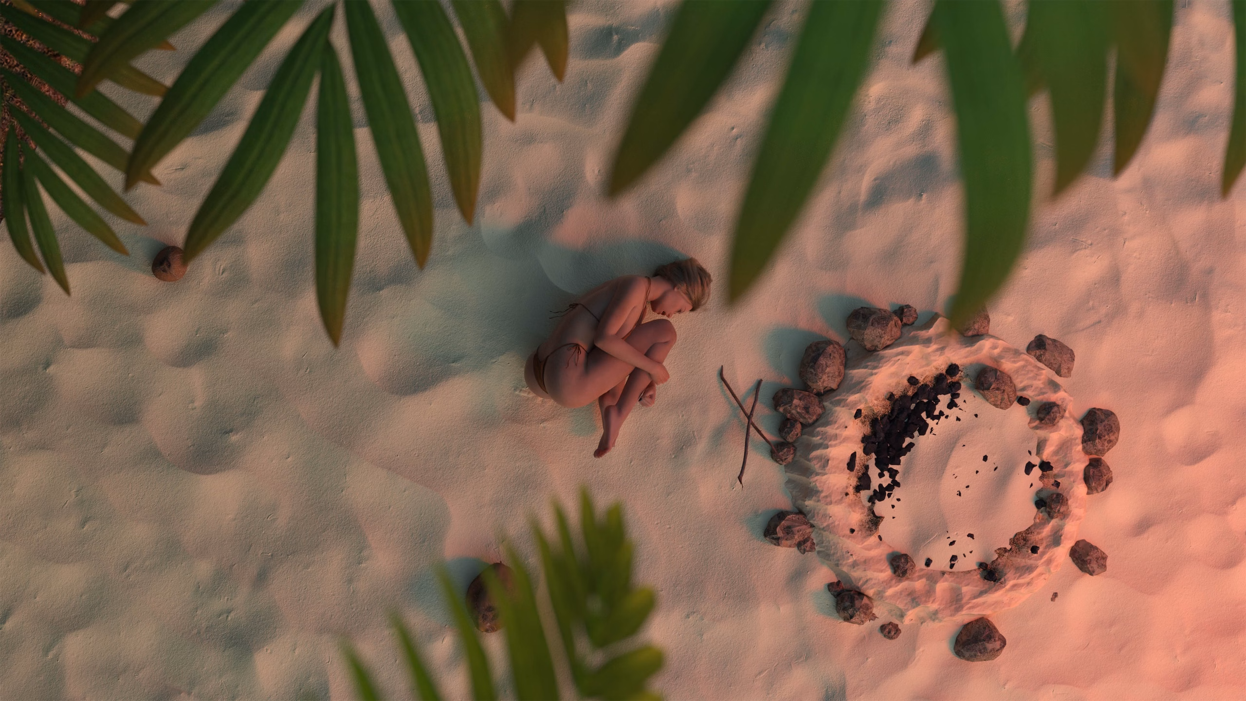 Ren'Py Stranded & Naked [Demo] [Cus Studios]