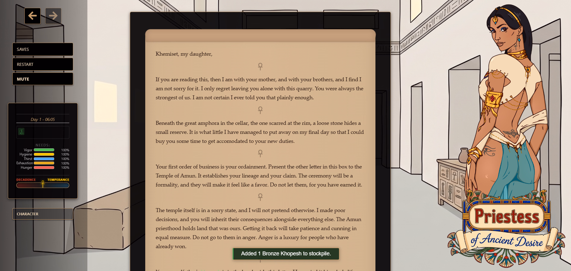 HTML Priestess of Ancient Desire [v0.02c] [Lunymphic Studios]