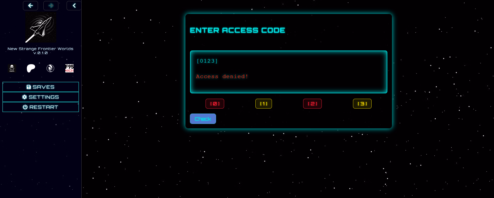 HTML New Strange Frontier Worlds [v0.1.1] [KseiPo]