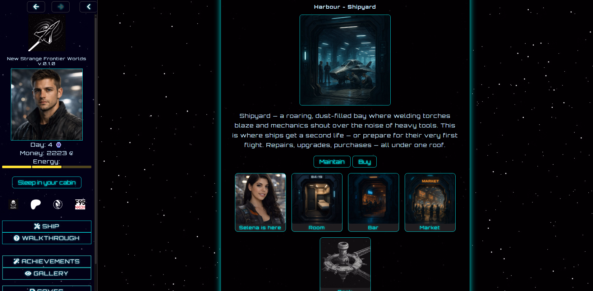 HTML New Strange Frontier Worlds [v0.1.1] [KseiPo]