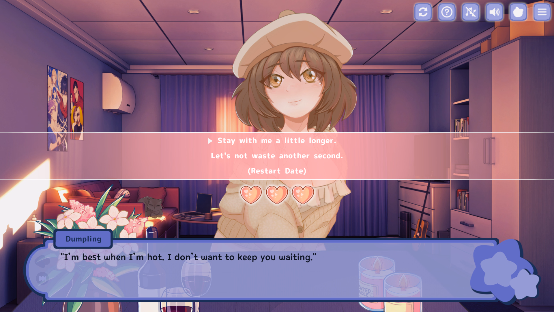 Unity Completed Tasty Bite: Food Dating Simulator [v1.0] [DuckMemeticsGames]