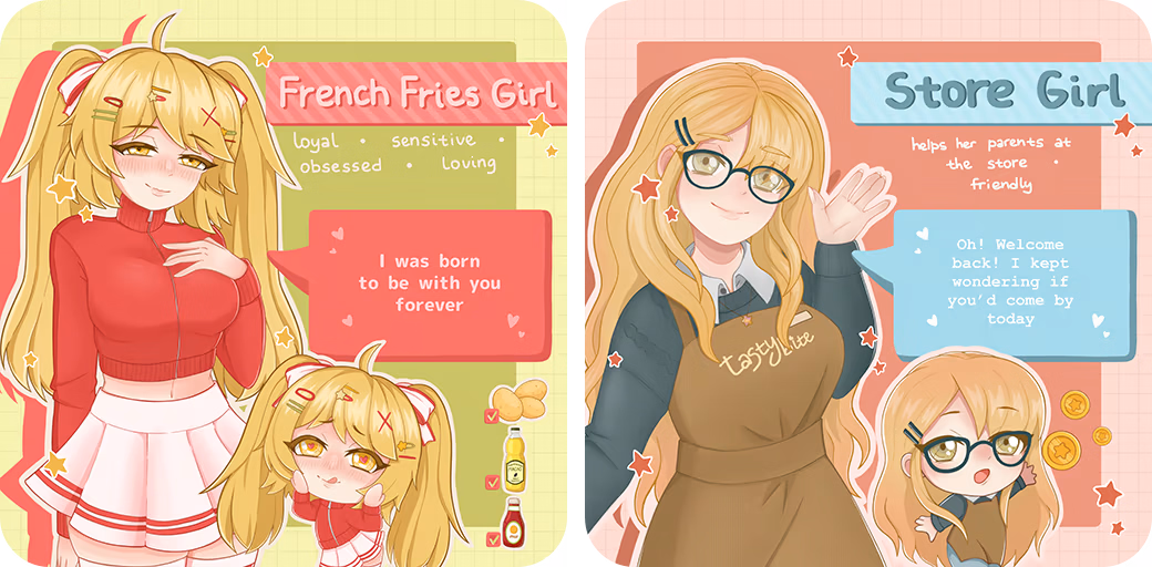Unity Completed Tasty Bite: Food Dating Simulator [v1.0] [DuckMemeticsGames]