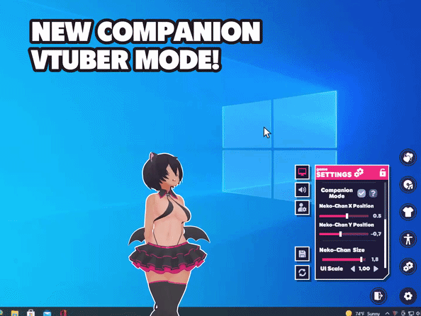 Unity Neko Desktop Pet 2 [v1.2] [SatyrKing]