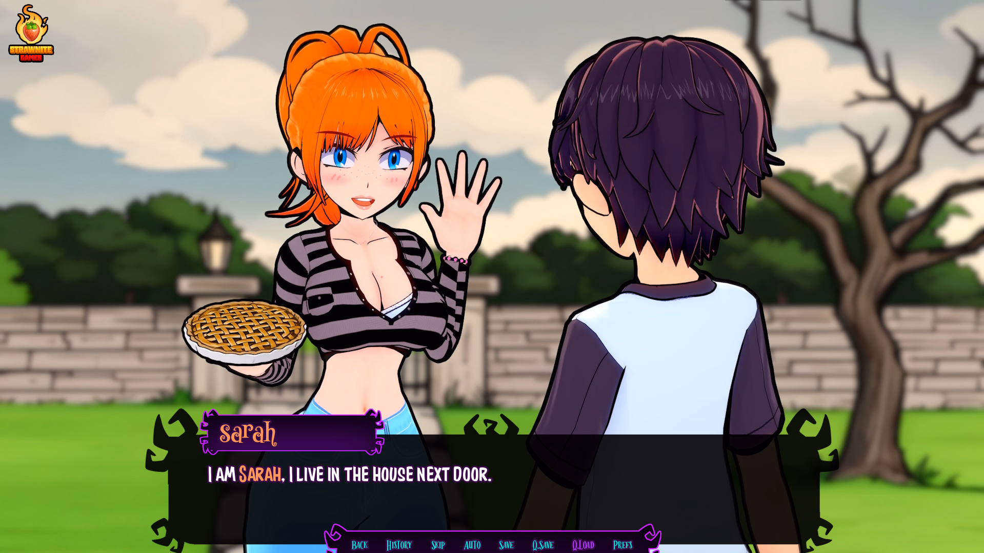 Ren'Py Haunted Gravings [Demo] [StrawniteGames]