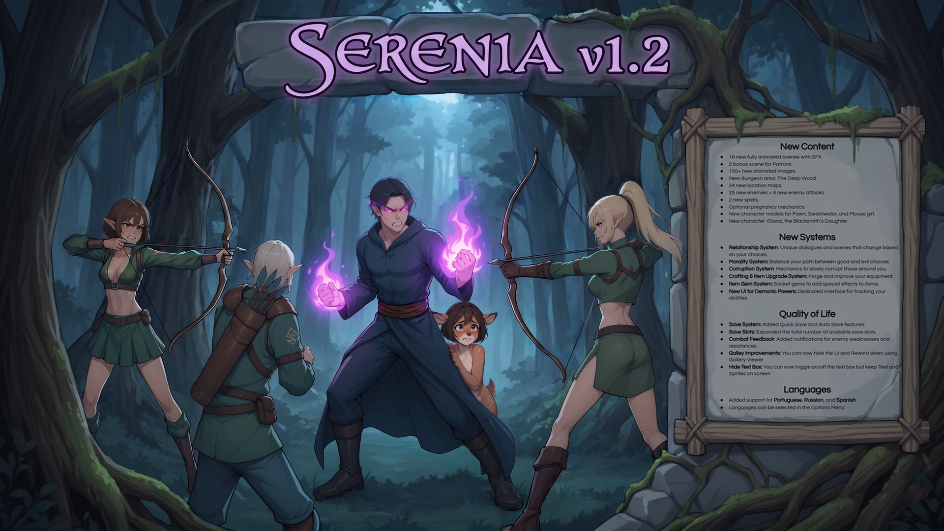 Ren'Py Serenia [v1.2c Fix] [OffWhite Studios]