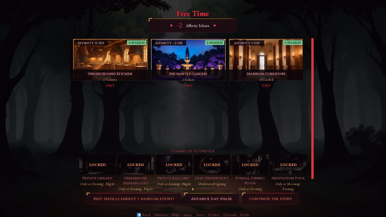 VN Ren'Py Chains of the Forest [v0.3.0] [MRGN Studios]