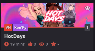 VN Ren'Py HotDays [v1.1] [VN]