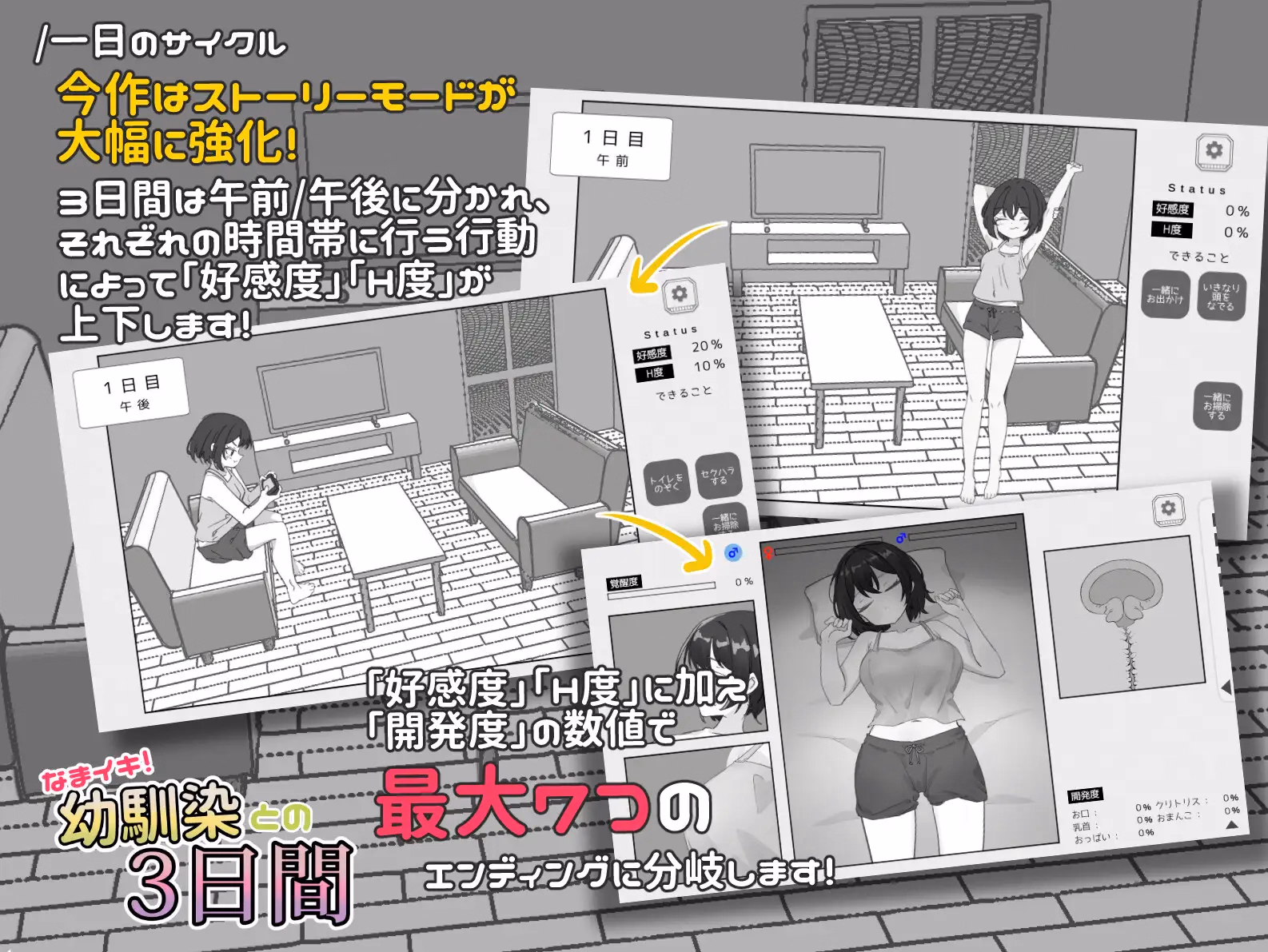 Unity Completed Cheeky! 3 Days with My Childhood Friend [v1.1] [Shabu-ting HD]