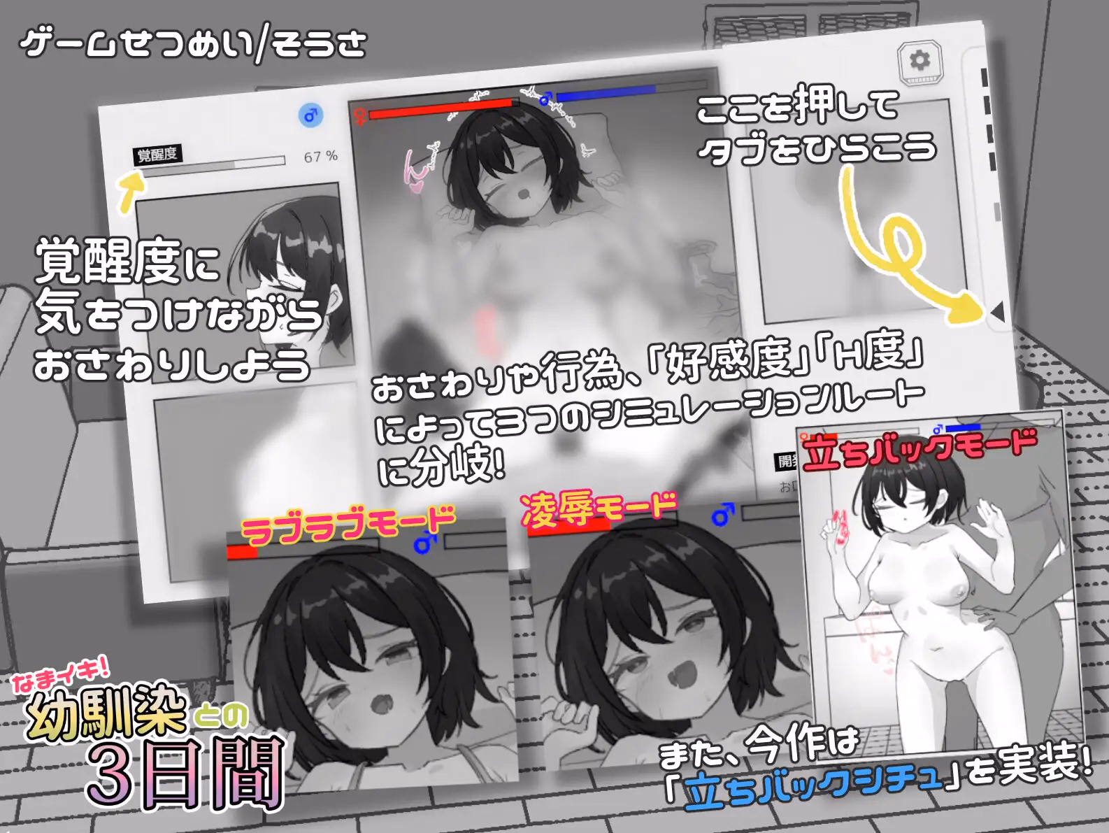 Unity Completed Cheeky! 3 Days with My Childhood Friend [v1.1] [Shabu-ting HD]