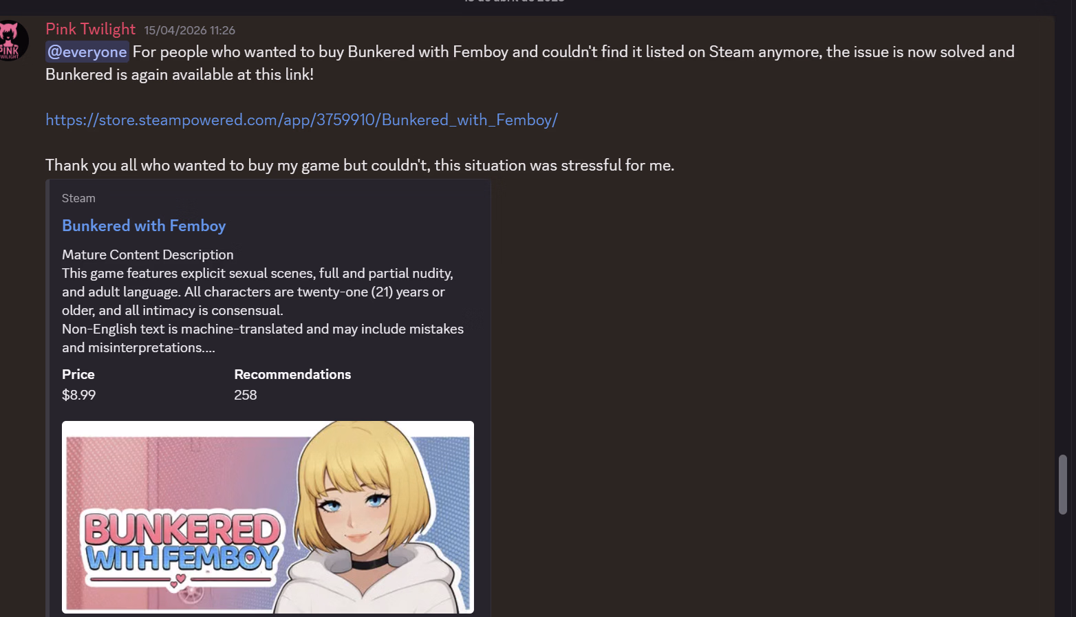 Ren'Py Femboy & Futa Cozy Cafe [Demo] [Pink Twilight]