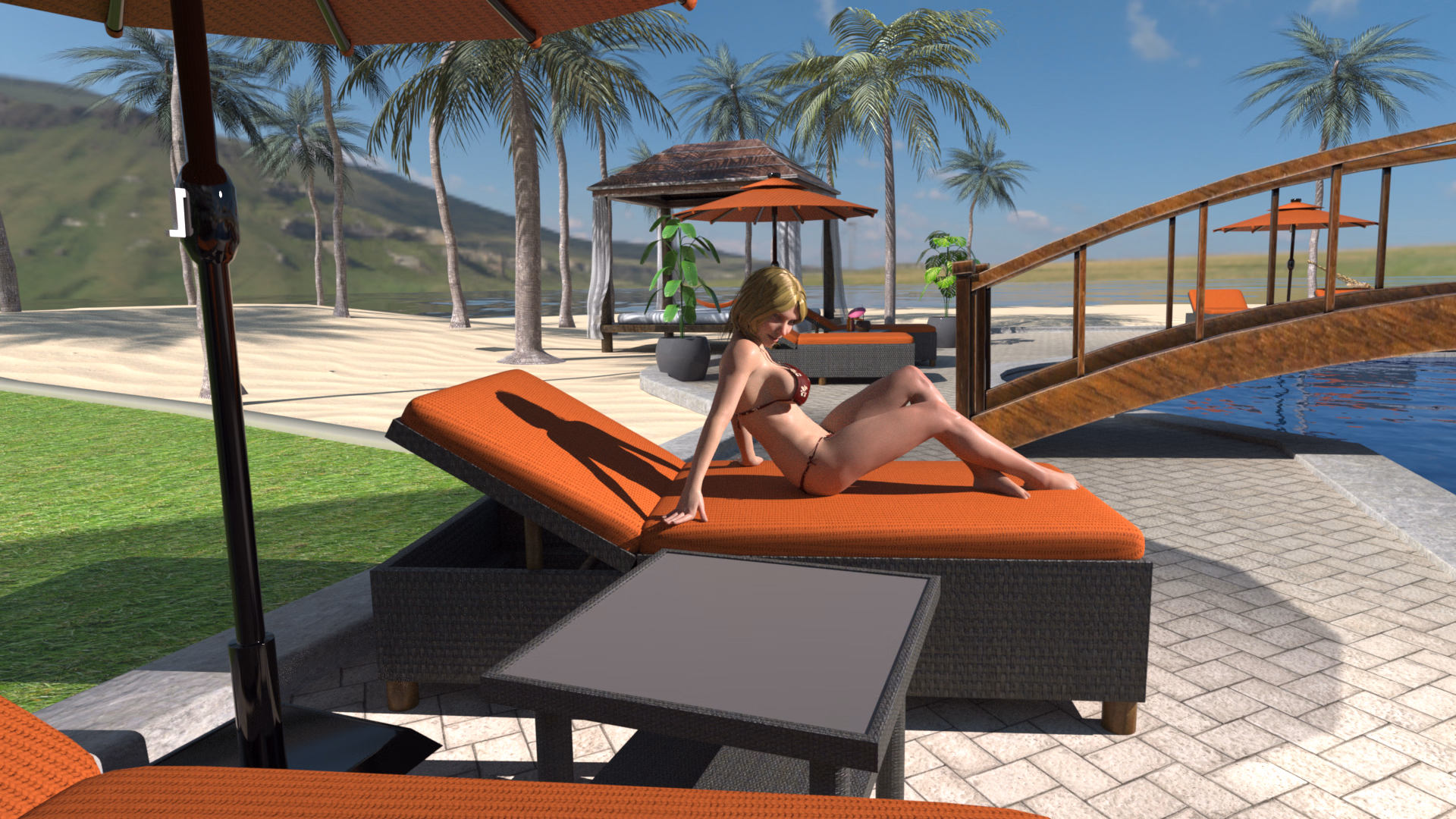VN Ren'Py A Trip to Paradise [v0.2] [CGstudios]