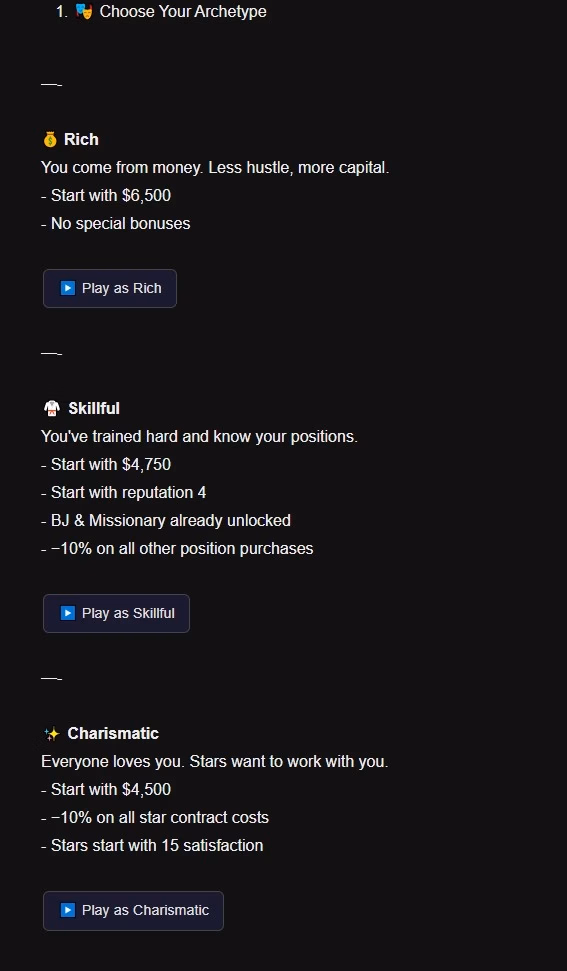 HTML Casting Couch Manager [v1 beta] [HubbGames]