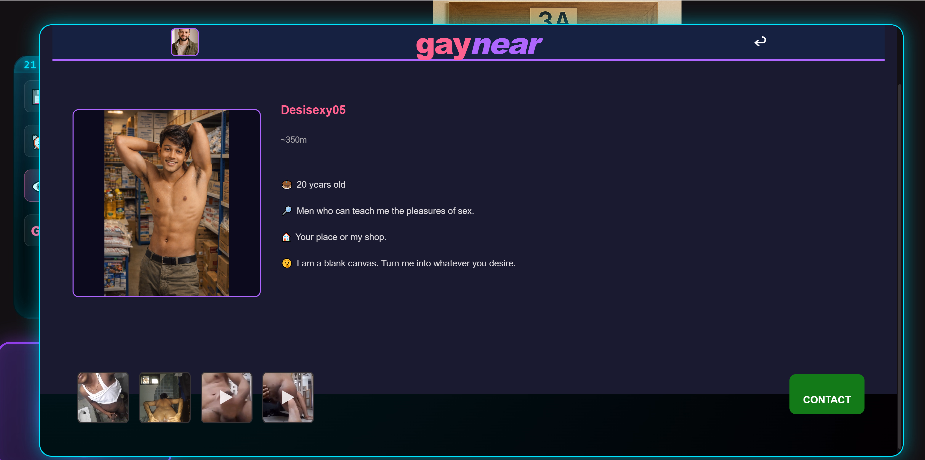HTML Onhold Gayworld app [v2.0] [Delamugre]