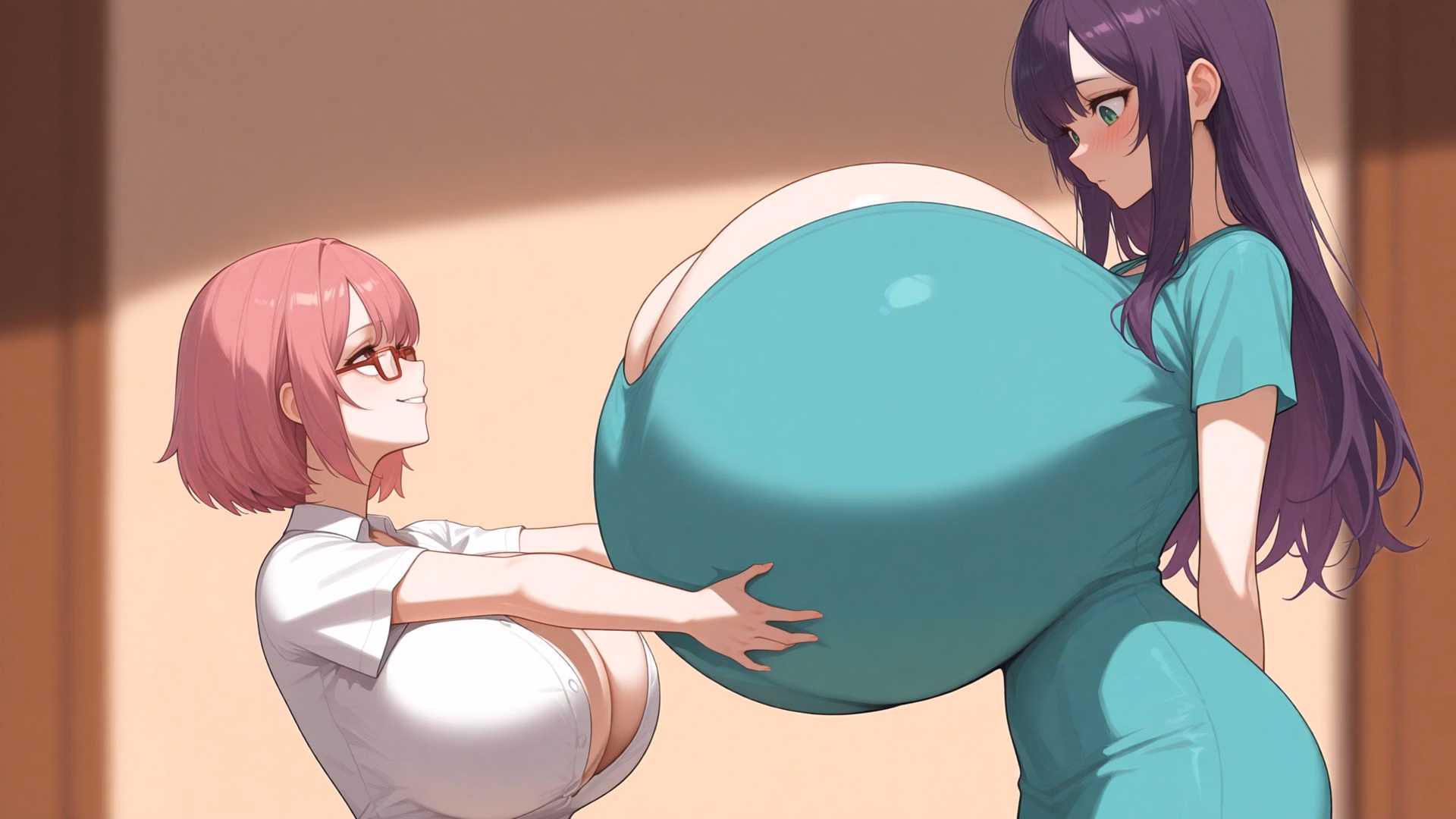 VN Ren'Py Into the Portal: Giantess world journey [Alpha v0.01] [AGOGAMES]