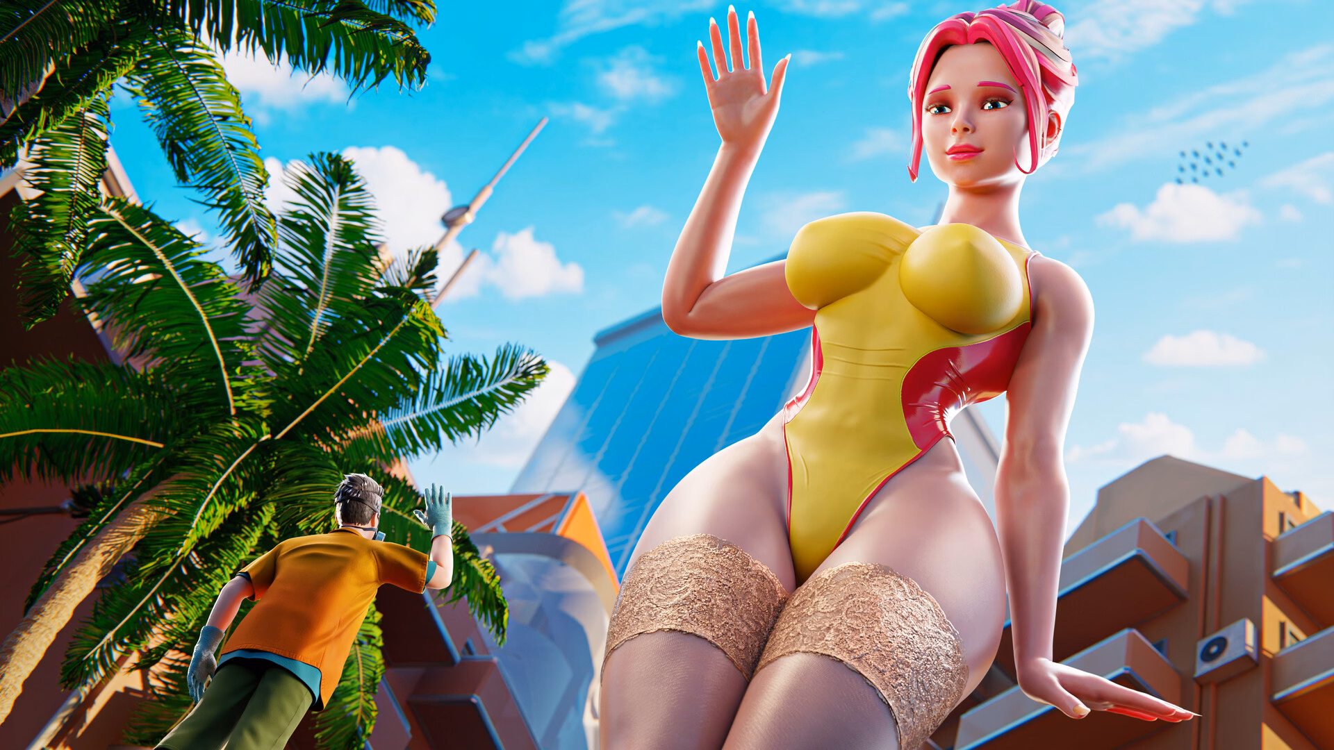 Unreal Engine Completed Giant Waifu Wash Simulator [v0.2] [Lewd Star]