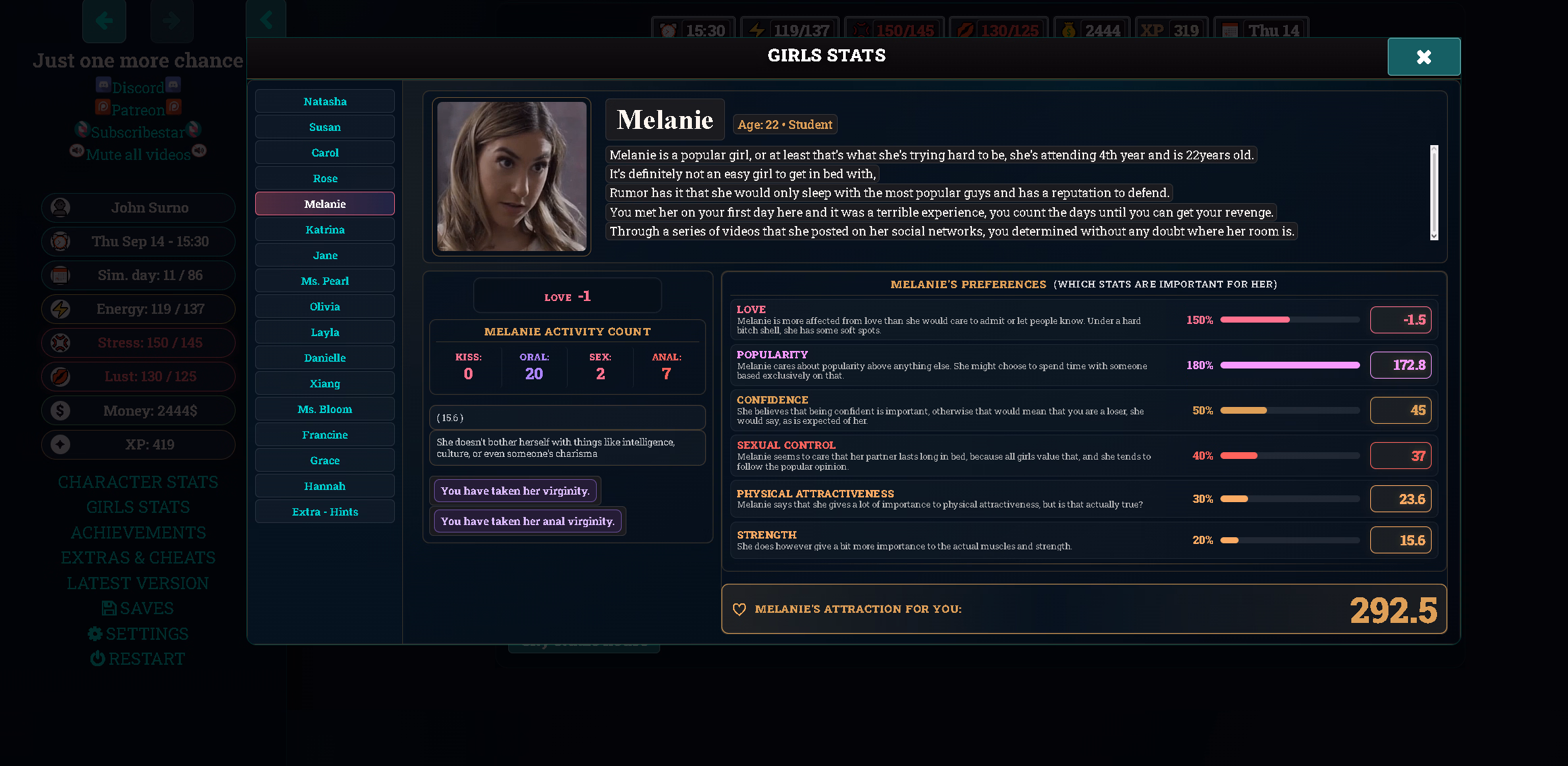 HTML Just One More Chance [v0.77] [Lotrum]