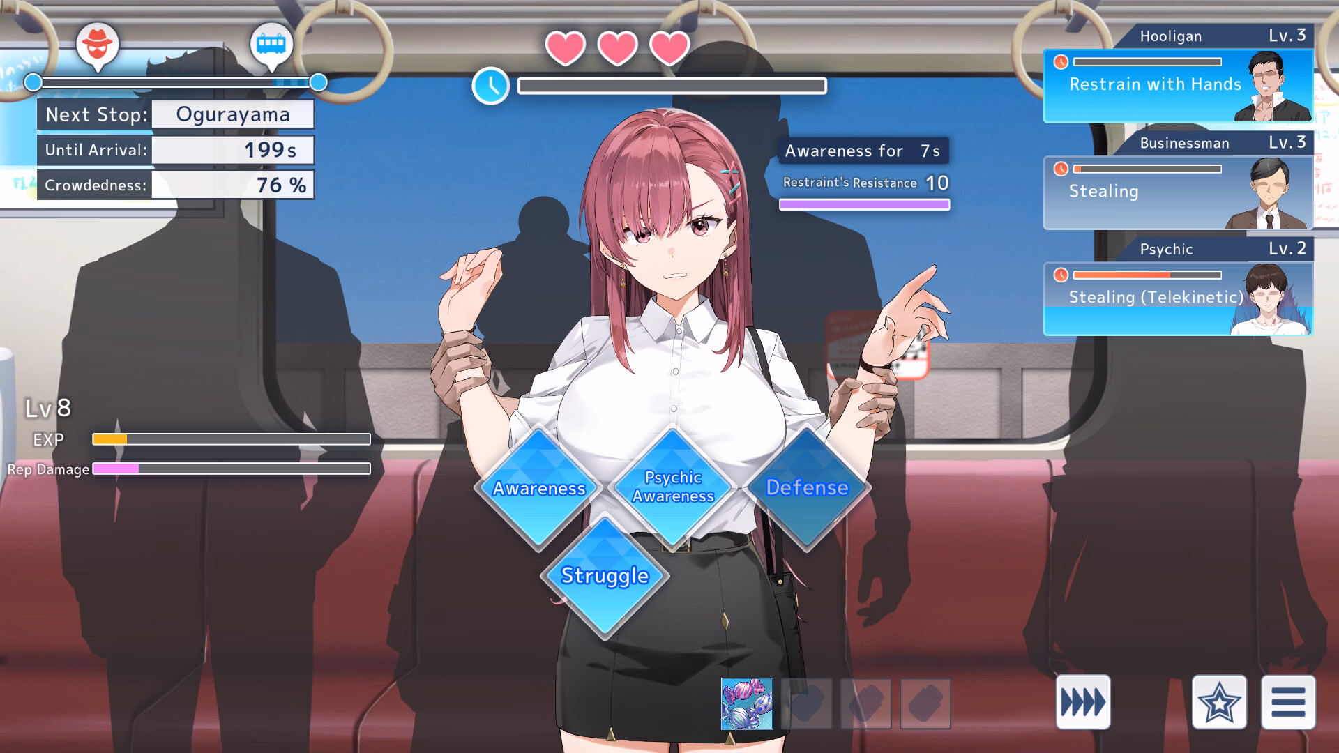 Unity Completed Rina's Undercover Train Operation [v1.18c] [Metamorphose]