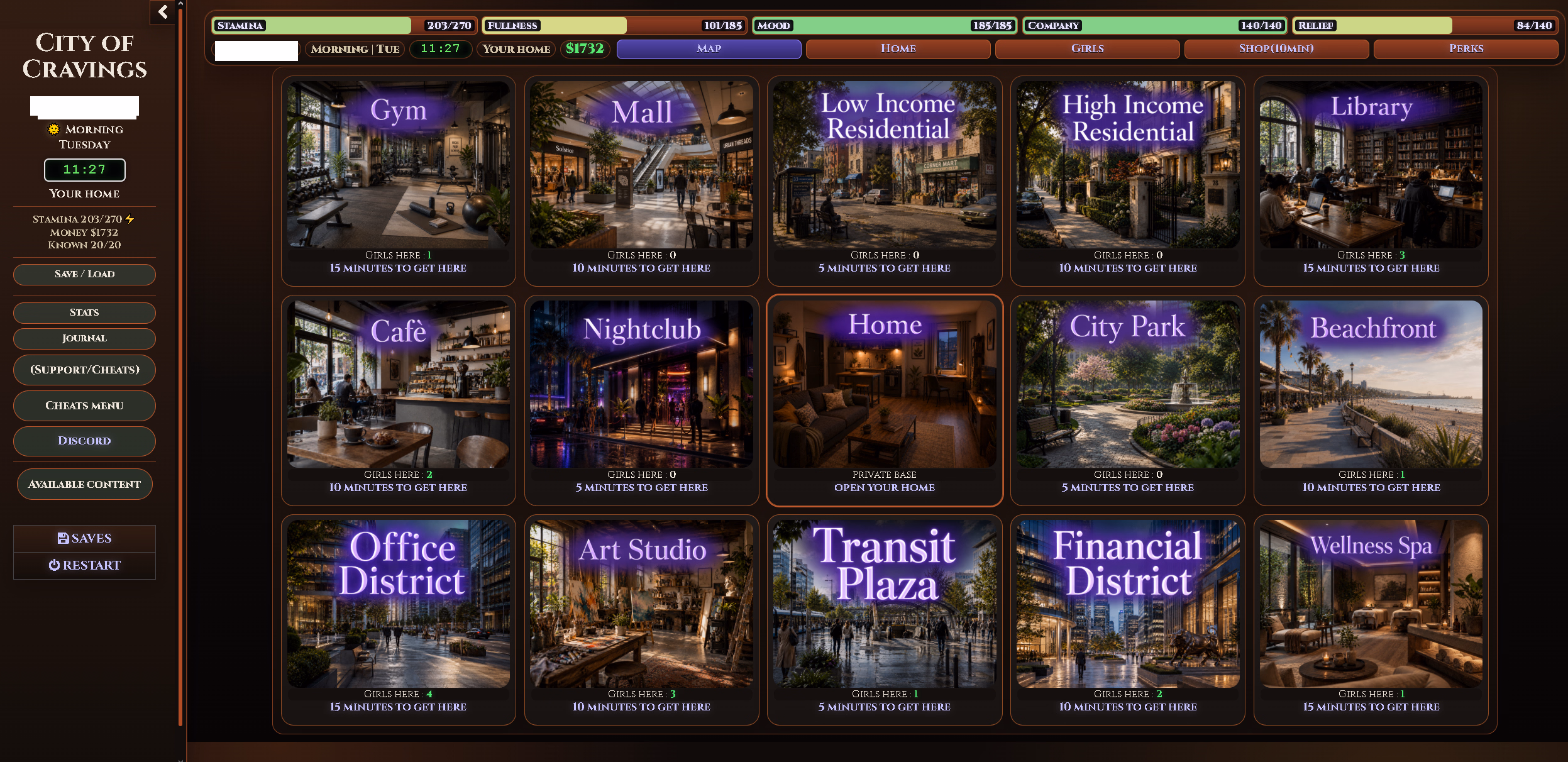 HTML City of cravings [v0.1] [Citocrav]